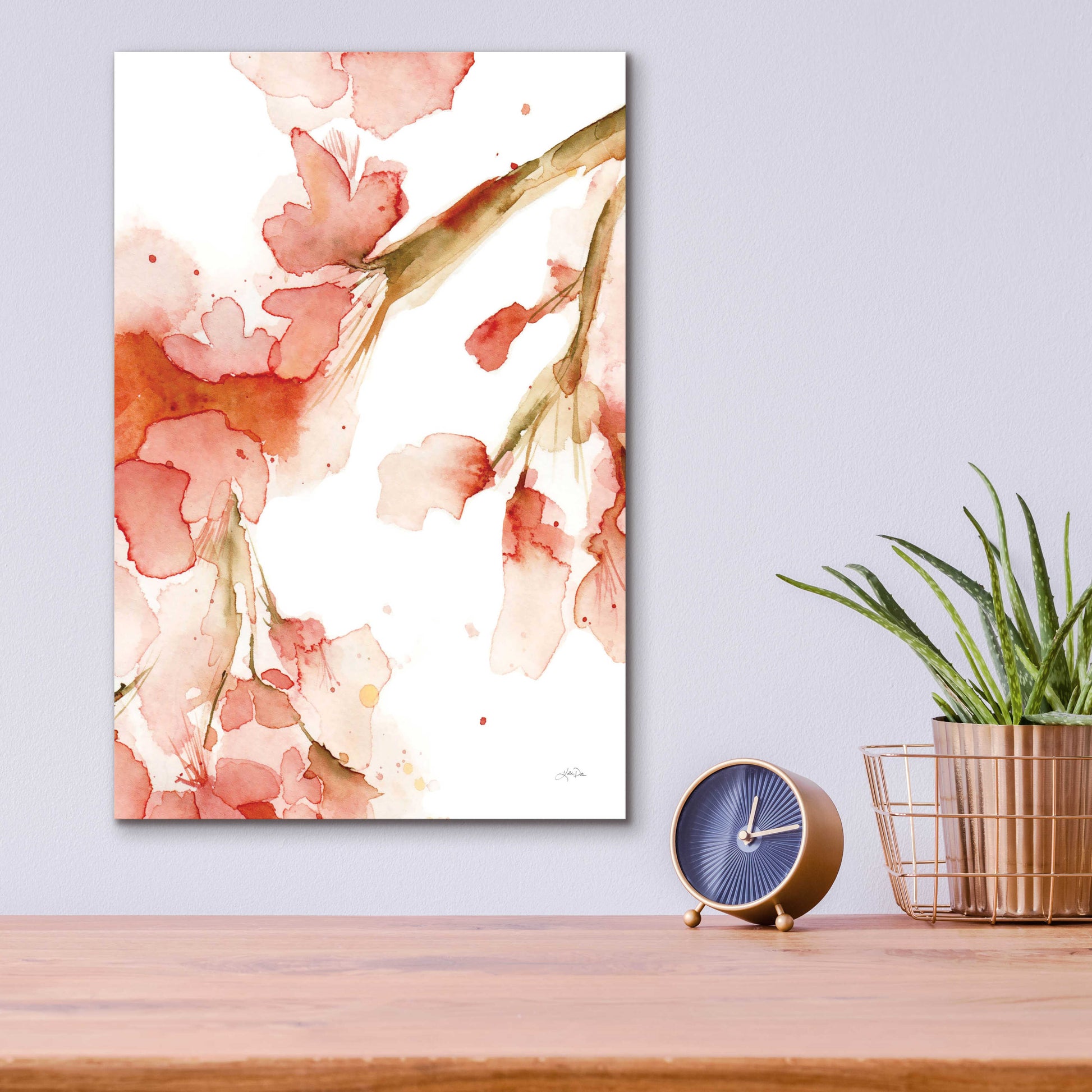 Epic Art 'Blossom I Crop' by Katrina Pete, Acrylic Glass Wall Art,12x16