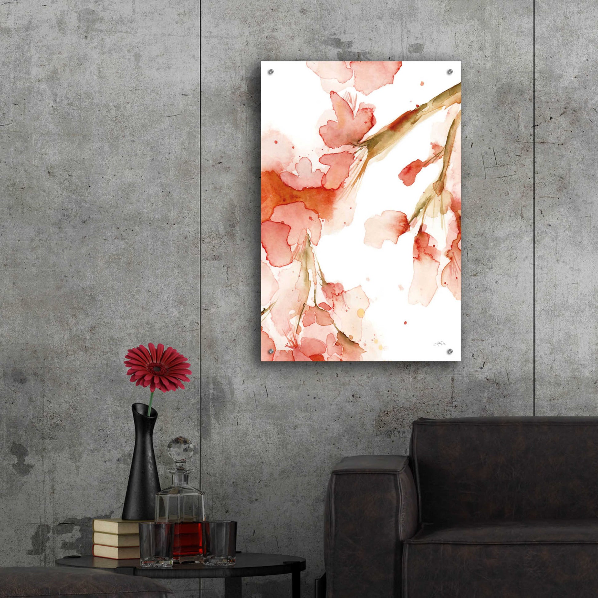 Epic Art 'Blossom I Crop' by Katrina Pete, Acrylic Glass Wall Art,24x36