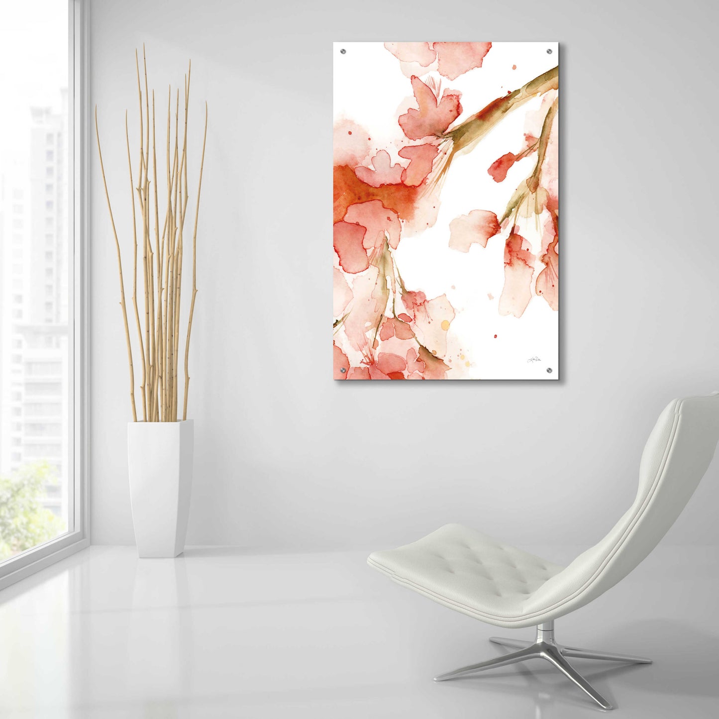 Epic Art 'Blossom I Crop' by Katrina Pete, Acrylic Glass Wall Art,24x36