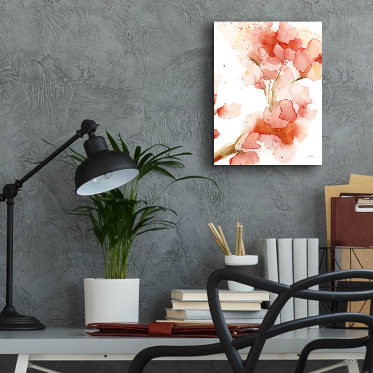 Epic Art 'Blossom II Crop' by Katrina Pete, Acrylic Glass Wall Art,12x16