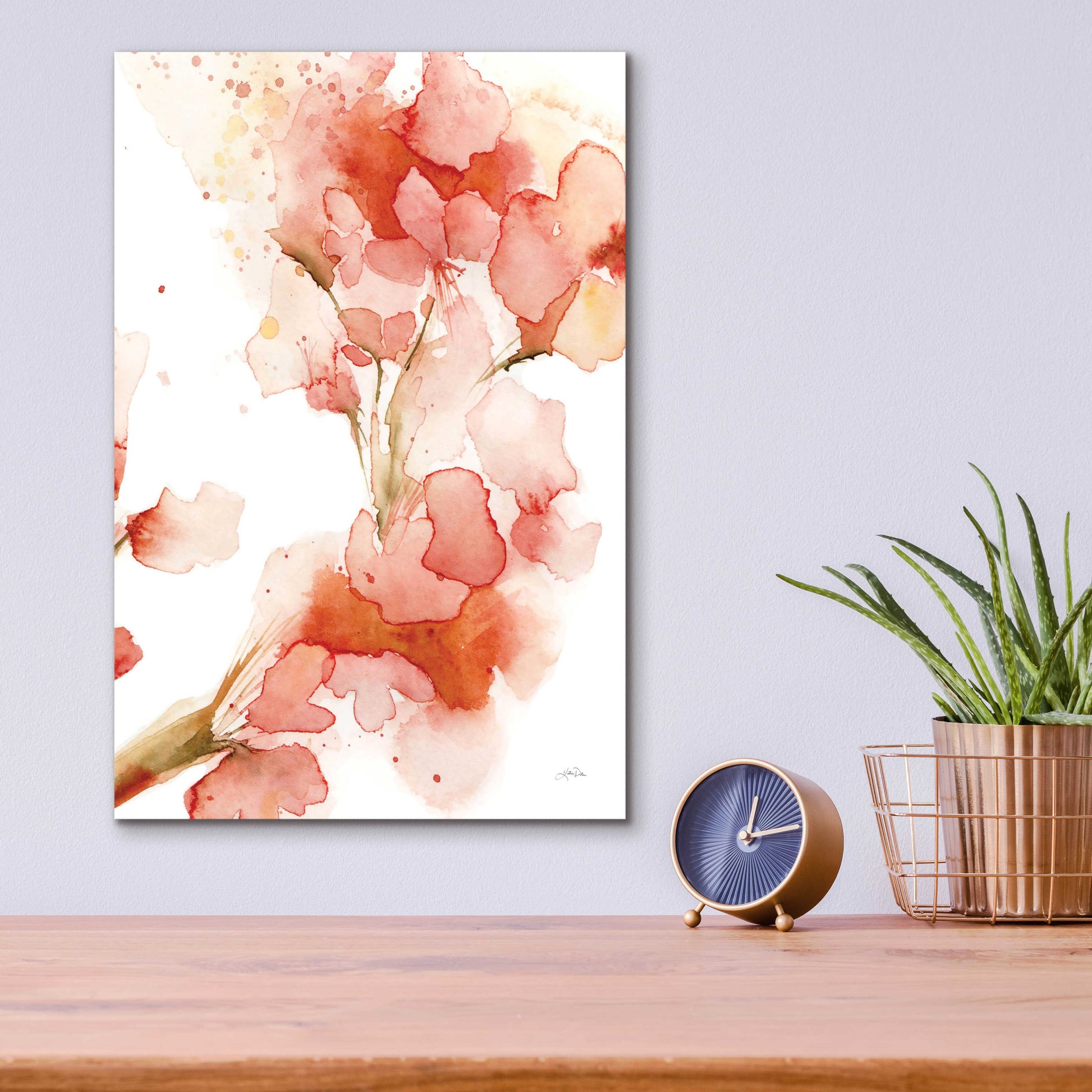 Epic Art 'Blossom II Crop' by Katrina Pete, Acrylic Glass Wall Art,12x16