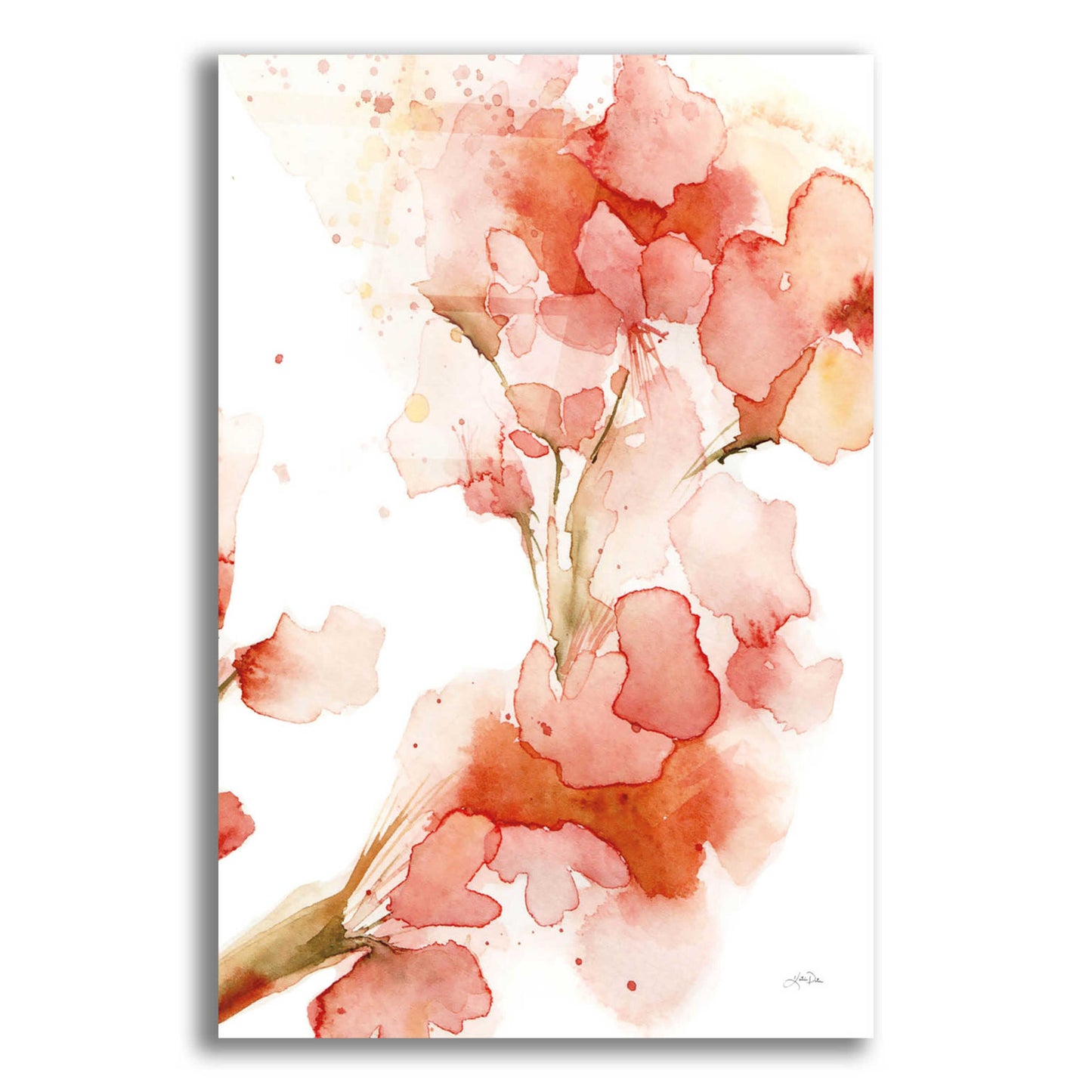 Epic Art 'Blossom II Crop' by Katrina Pete, Acrylic Glass Wall Art,12x16