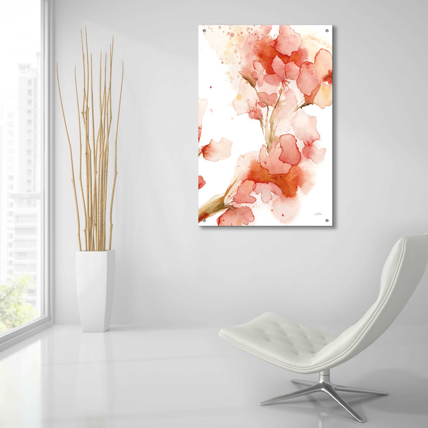 Epic Art 'Blossom II Crop' by Katrina Pete, Acrylic Glass Wall Art,24x36