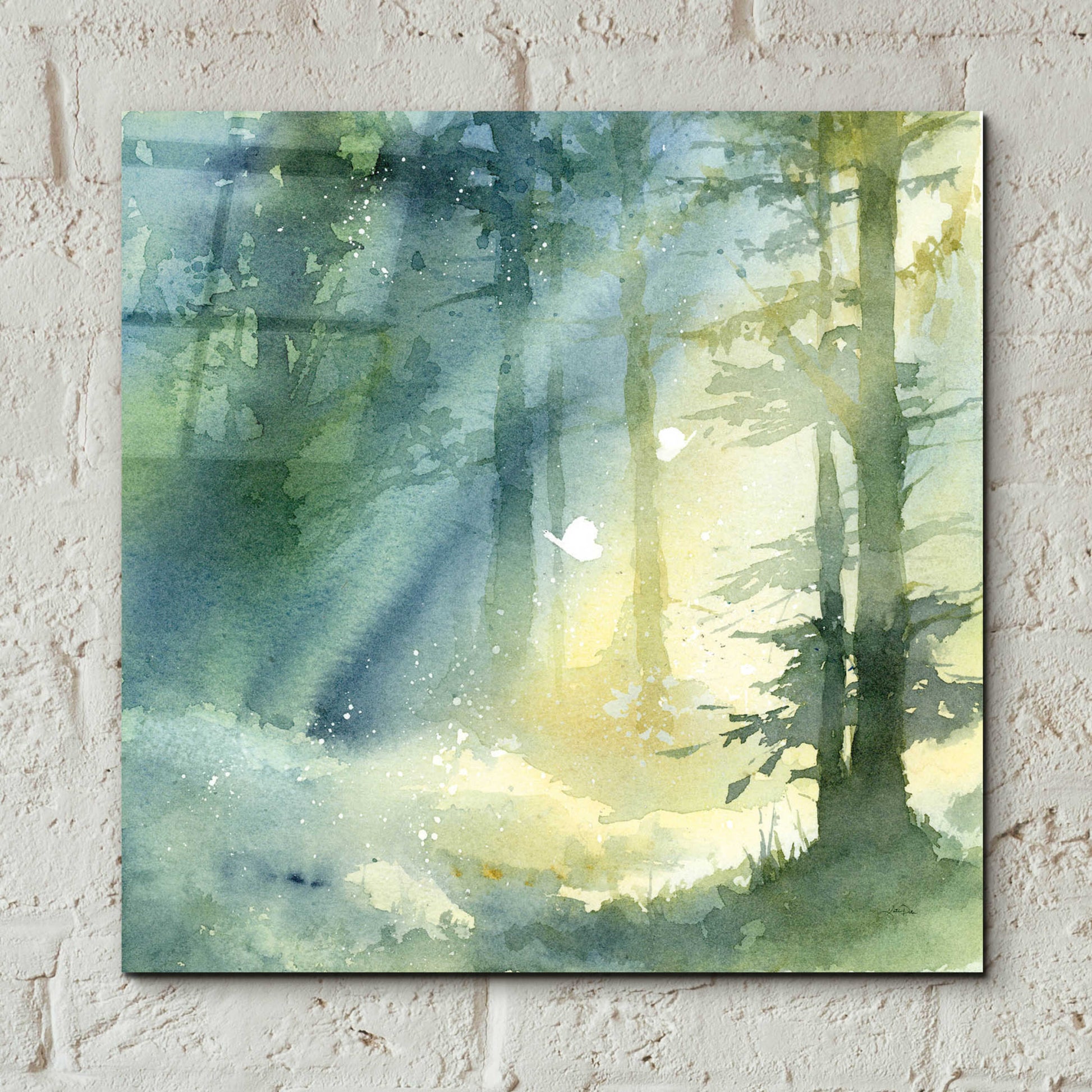 Epic Art 'Shady Grove' by Katrina Pete, Acrylic Glass Wall Art,12x12