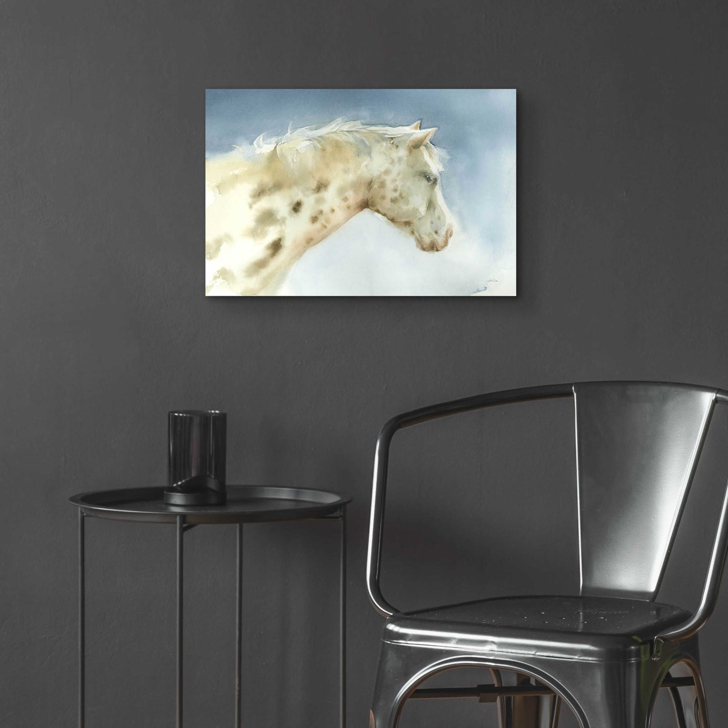 Epic Art 'Dapple Gray Horse' by Katrina Pete, Acrylic Glass Wall Art,24x16