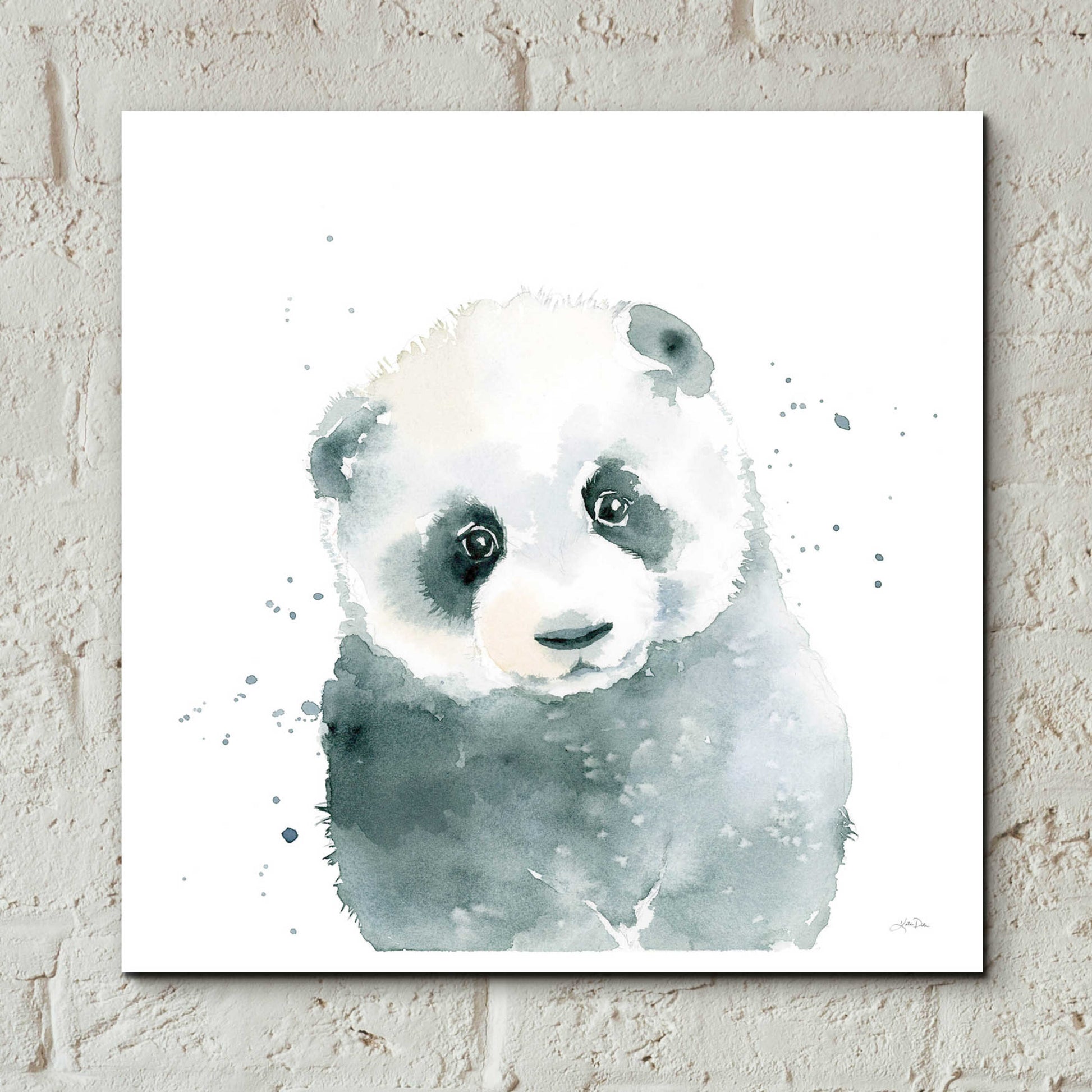 Epic Art 'Panda Cub' by Katrina Pete, Acrylic Glass Wall Art,12x12