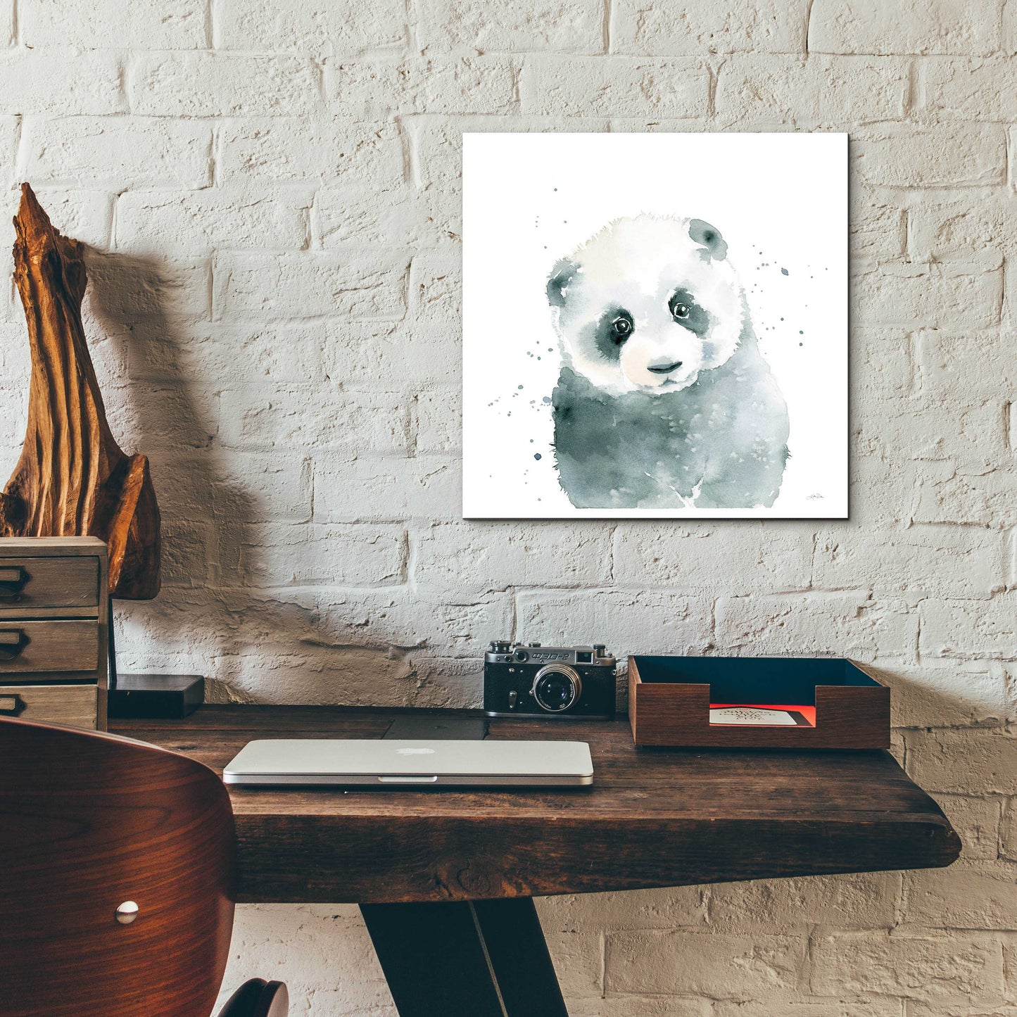 Epic Art 'Panda Cub' by Katrina Pete, Acrylic Glass Wall Art,12x12