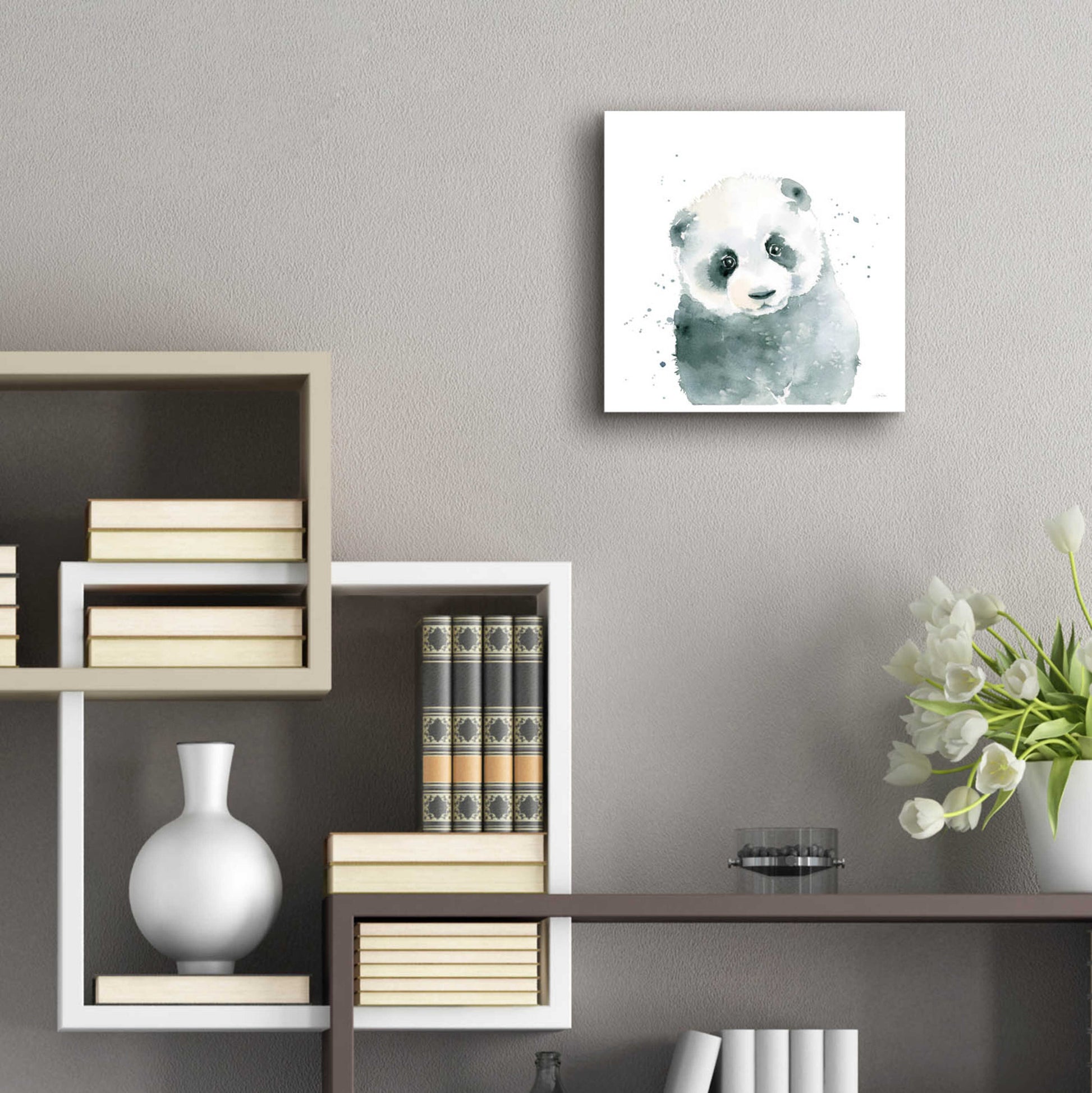 Epic Art 'Panda Cub' by Katrina Pete, Acrylic Glass Wall Art,12x12