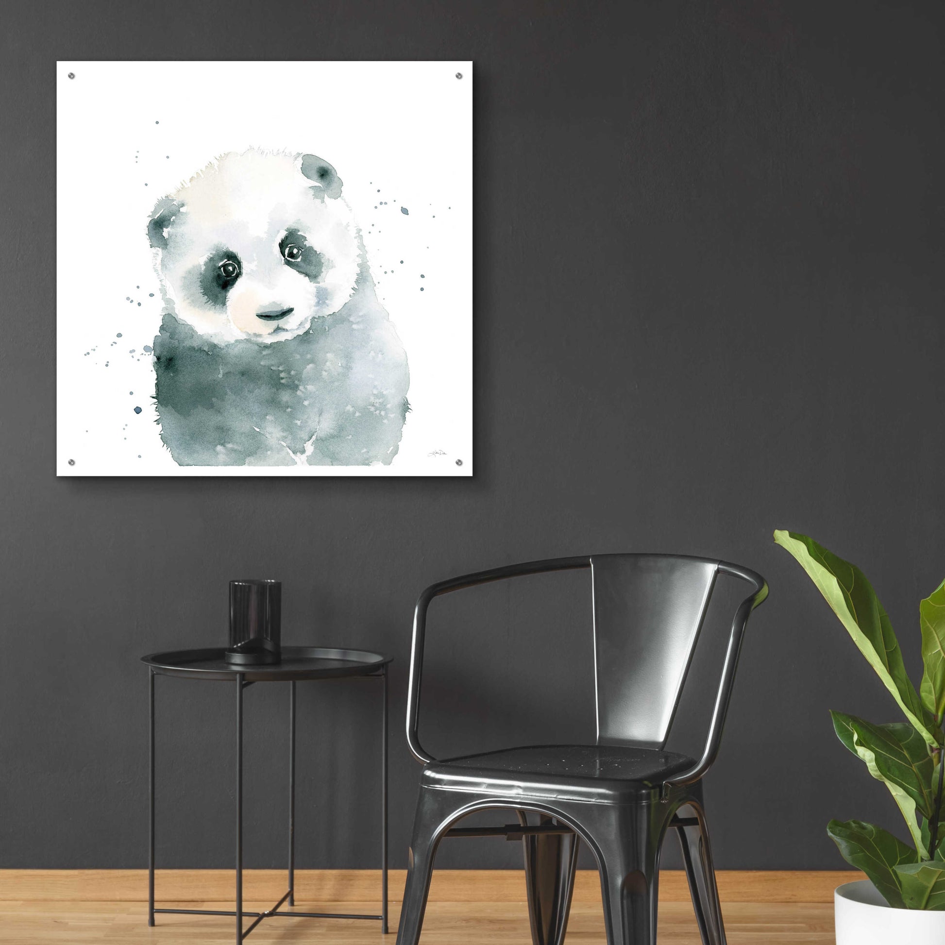 Epic Art 'Panda Cub' by Katrina Pete, Acrylic Glass Wall Art,36x36