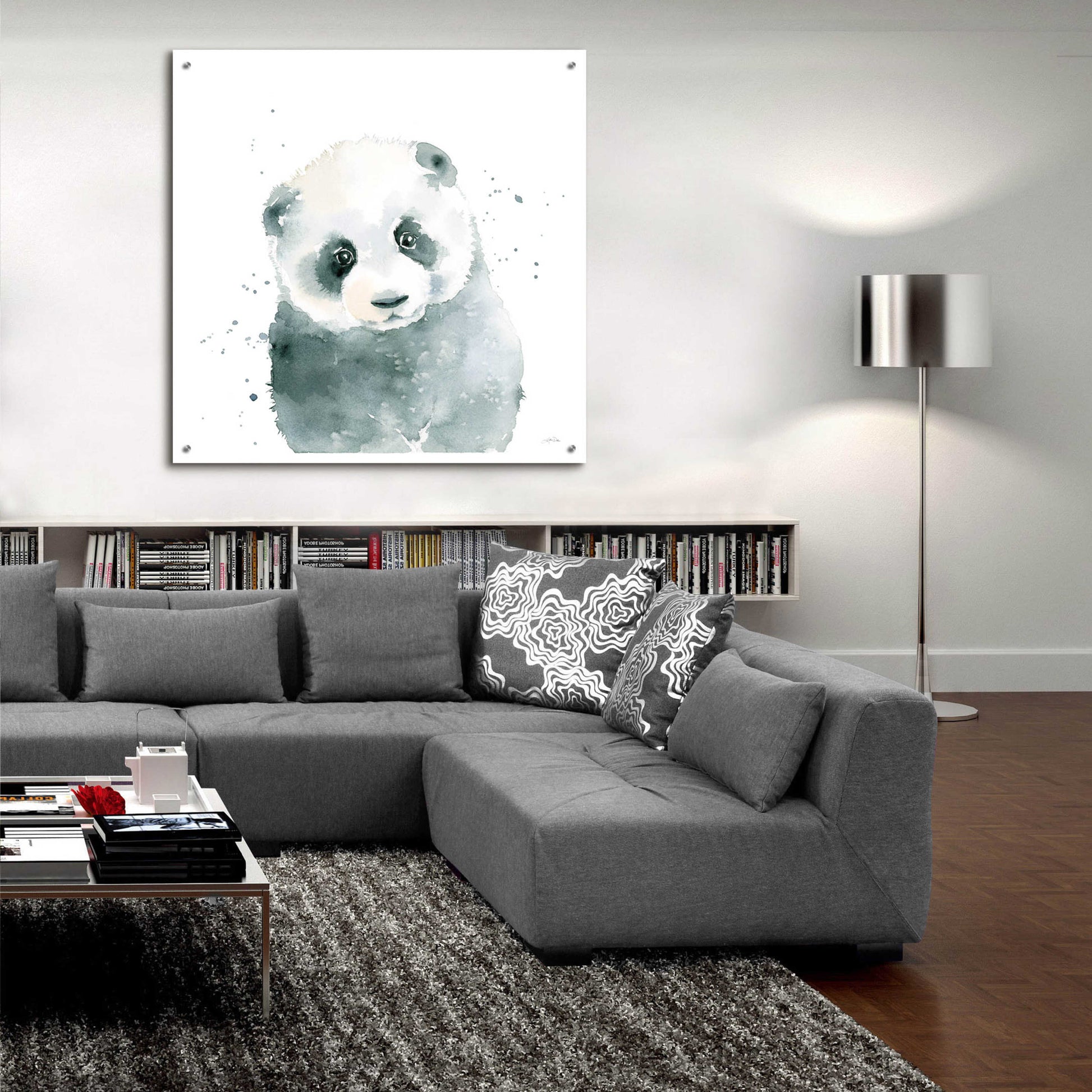 Epic Art 'Panda Cub' by Katrina Pete, Acrylic Glass Wall Art,36x36