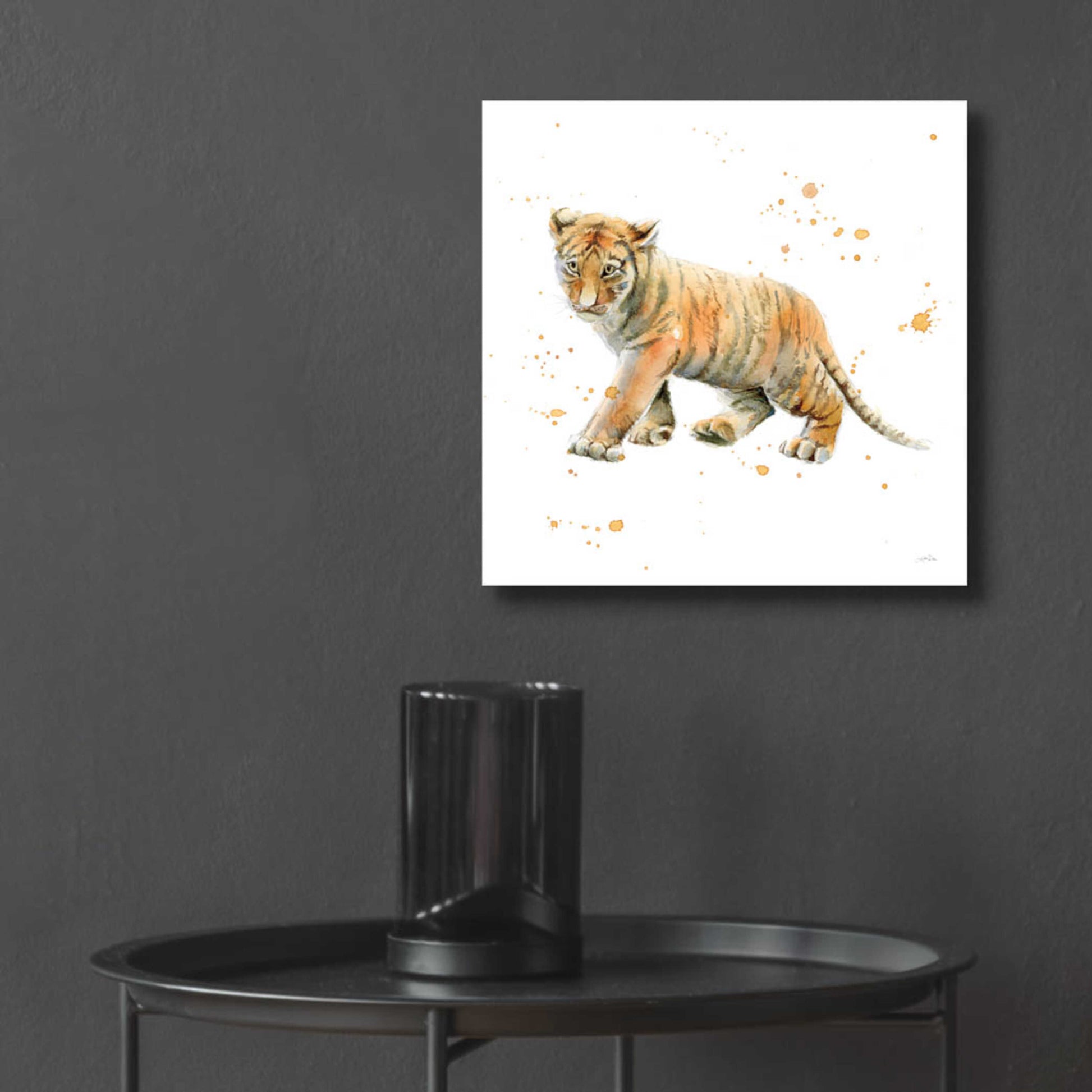 Epic Art 'Tiger Cub' by Katrina Pete, Acrylic Glass Wall Art,12x12