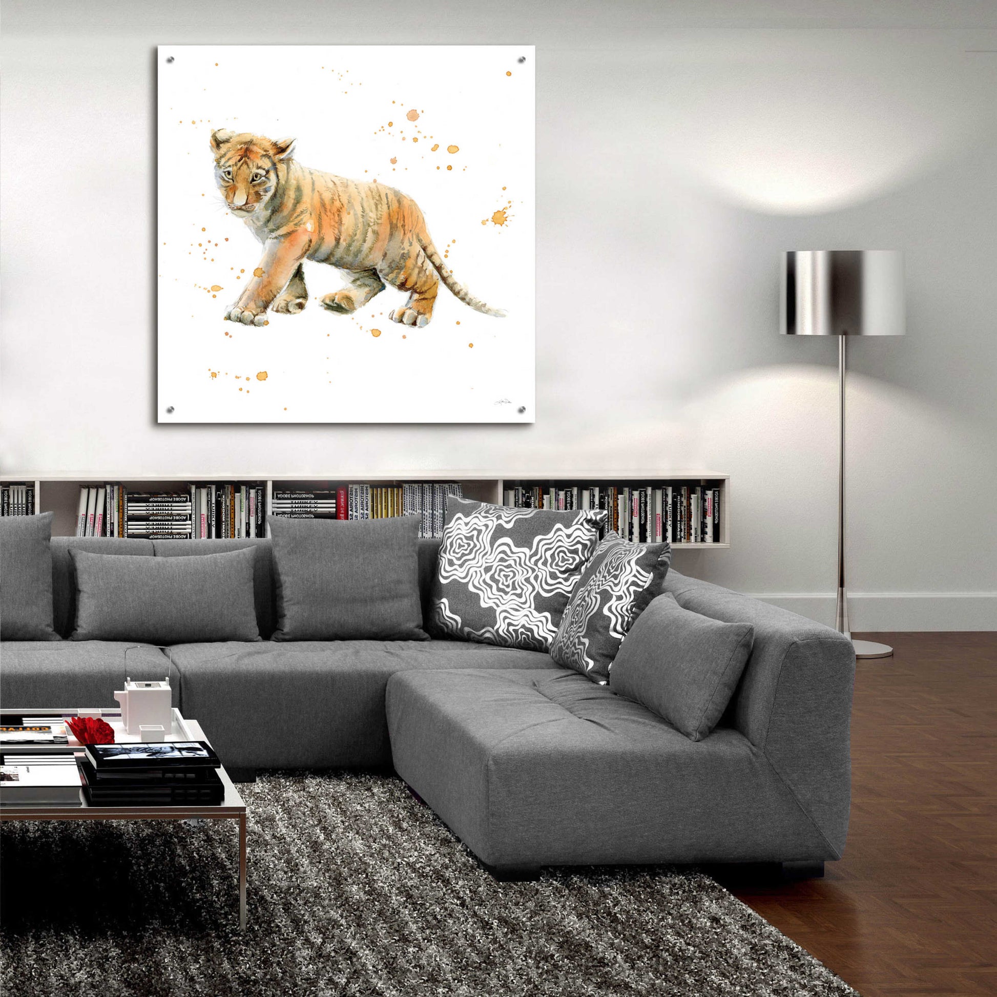 Epic Art 'Tiger Cub' by Katrina Pete, Acrylic Glass Wall Art,36x36