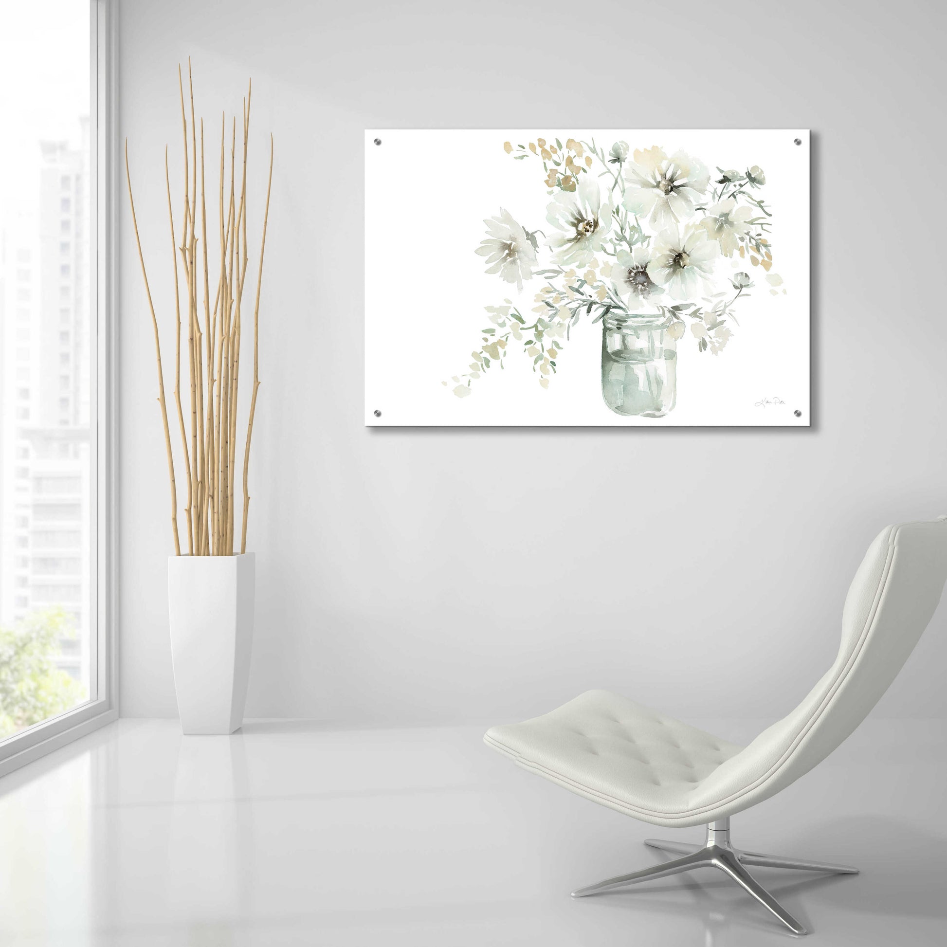 Epic Art 'Sunrise Bouquet' by Katrina Pete, Acrylic Glass Wall Art,36x24