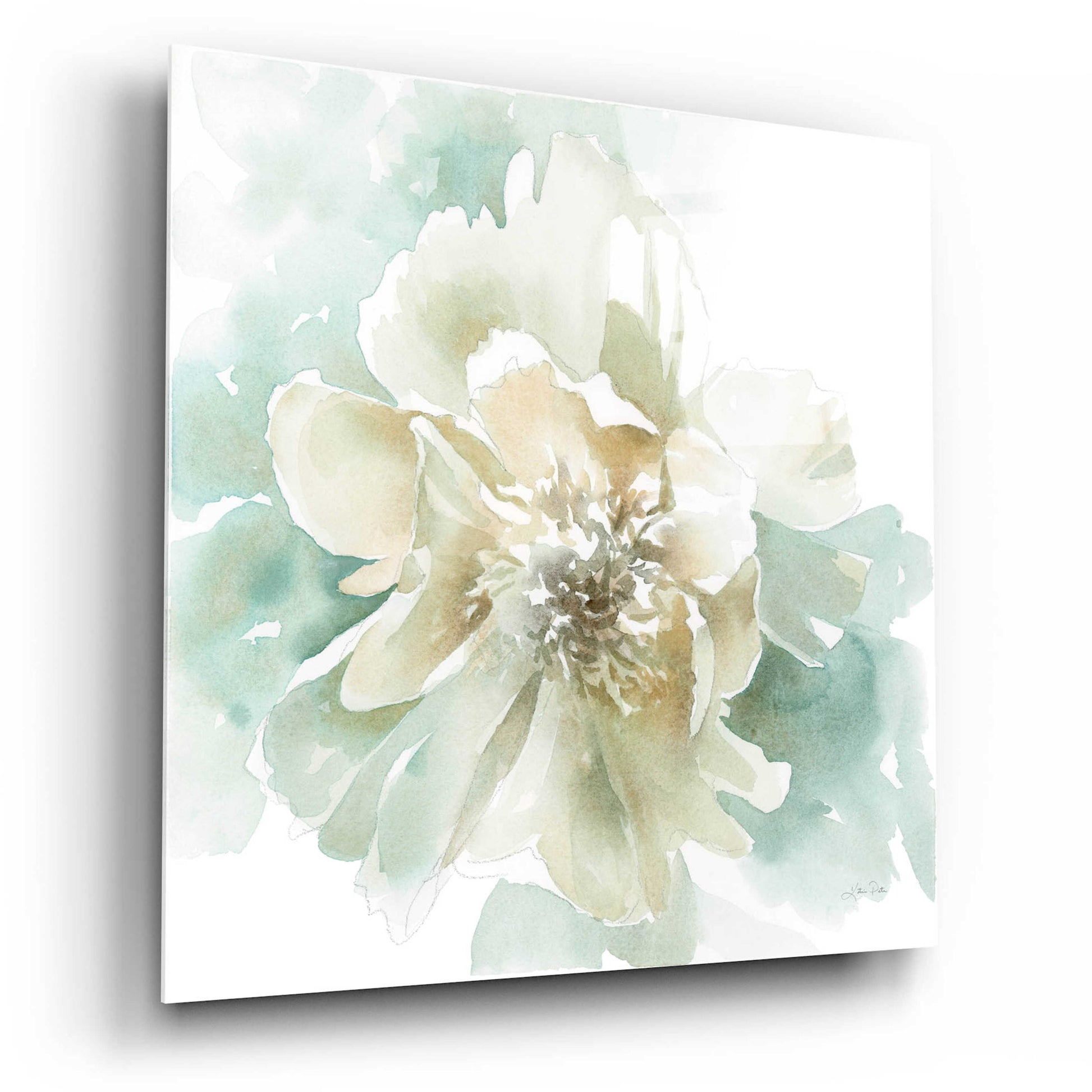 Epic Art 'Poetic Blooming II' by Katrina Pete, Acrylic Glass Wall Art,12x12