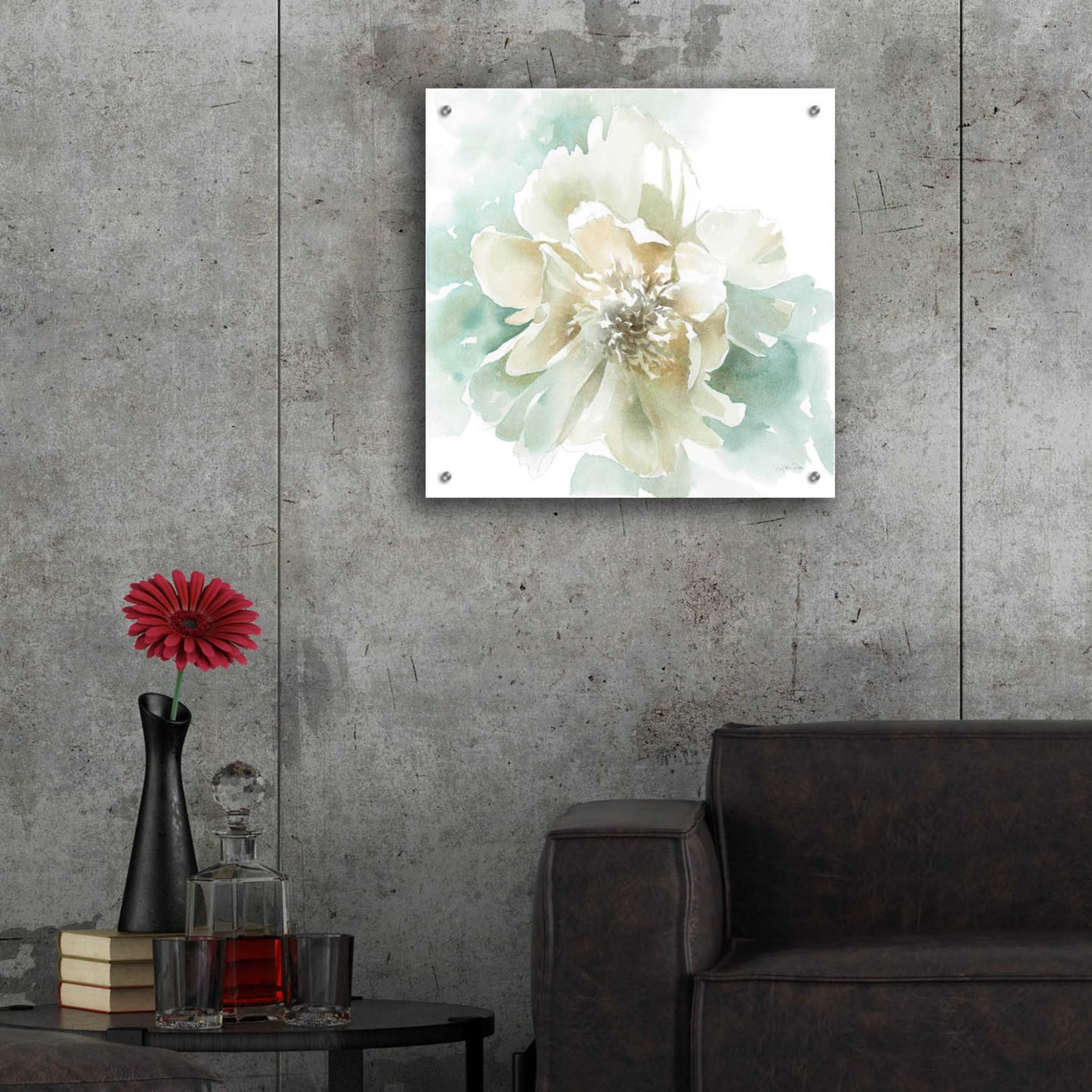 Epic Art 'Poetic Blooming II' by Katrina Pete, Acrylic Glass Wall Art,24x24