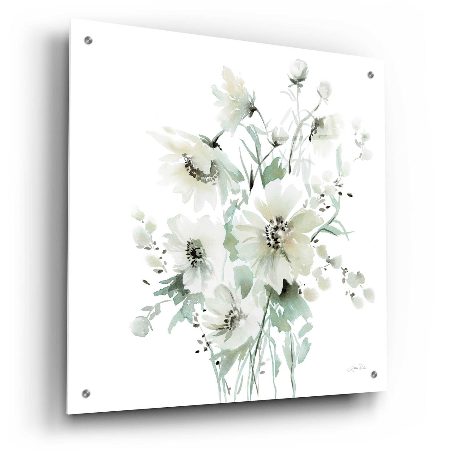 Epic Art 'Secret Garden Bouquet I' by Katrina Pete, Acrylic Glass Wall Art,24x24