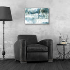 Epic Art 'Blue Reflections' by Katrina Pete, Acrylic Glass Wall Art,24x16