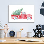 Epic Art 'Christmas Truck' by Katrina Pete, Acrylic Glass Wall Art,16x12
