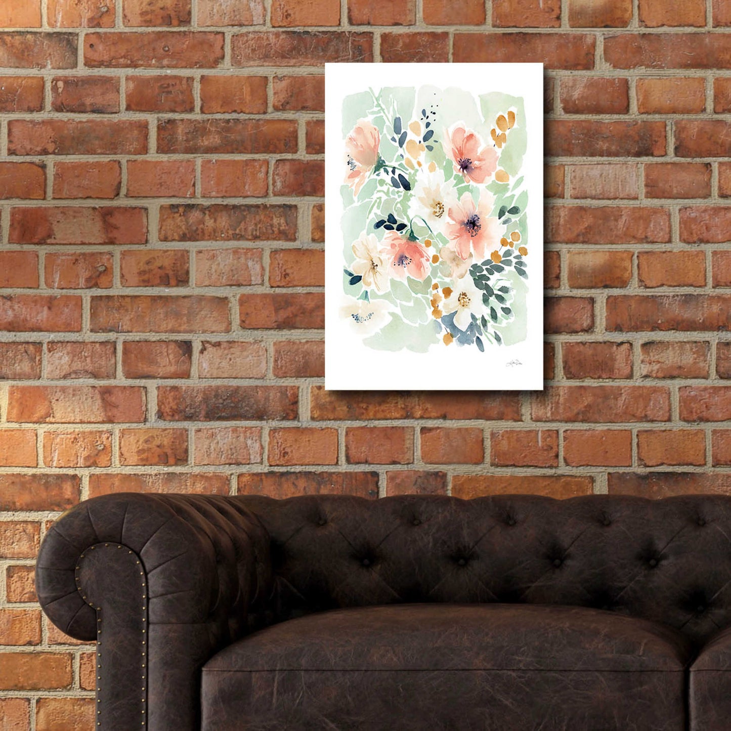 Epic Art 'Spring Florals' by Katrina Pete, Acrylic Glass Wall Art,16x24