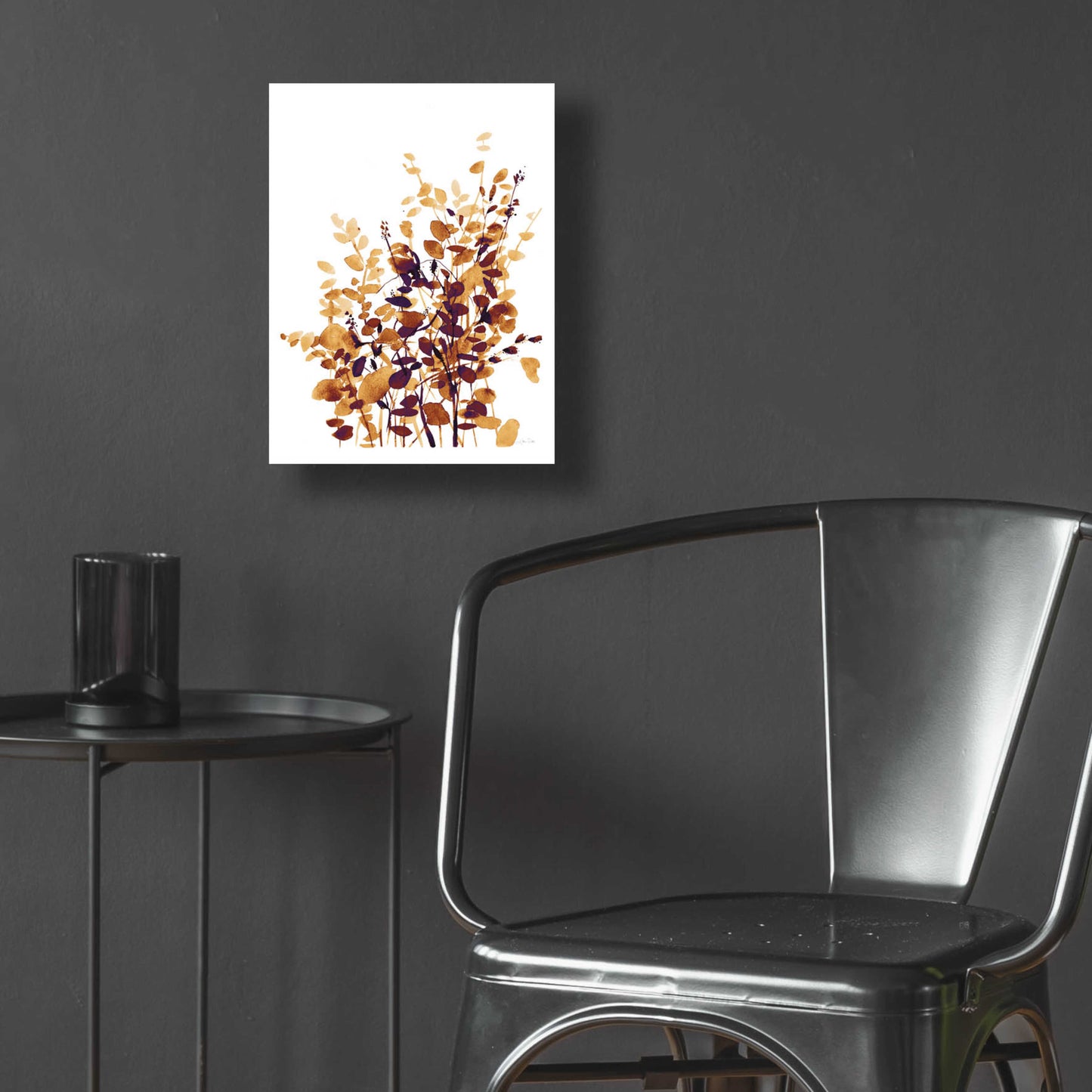 Epic Art 'Brown Botanicals' by Katrina Pete, Acrylic Glass Wall Art,12x16