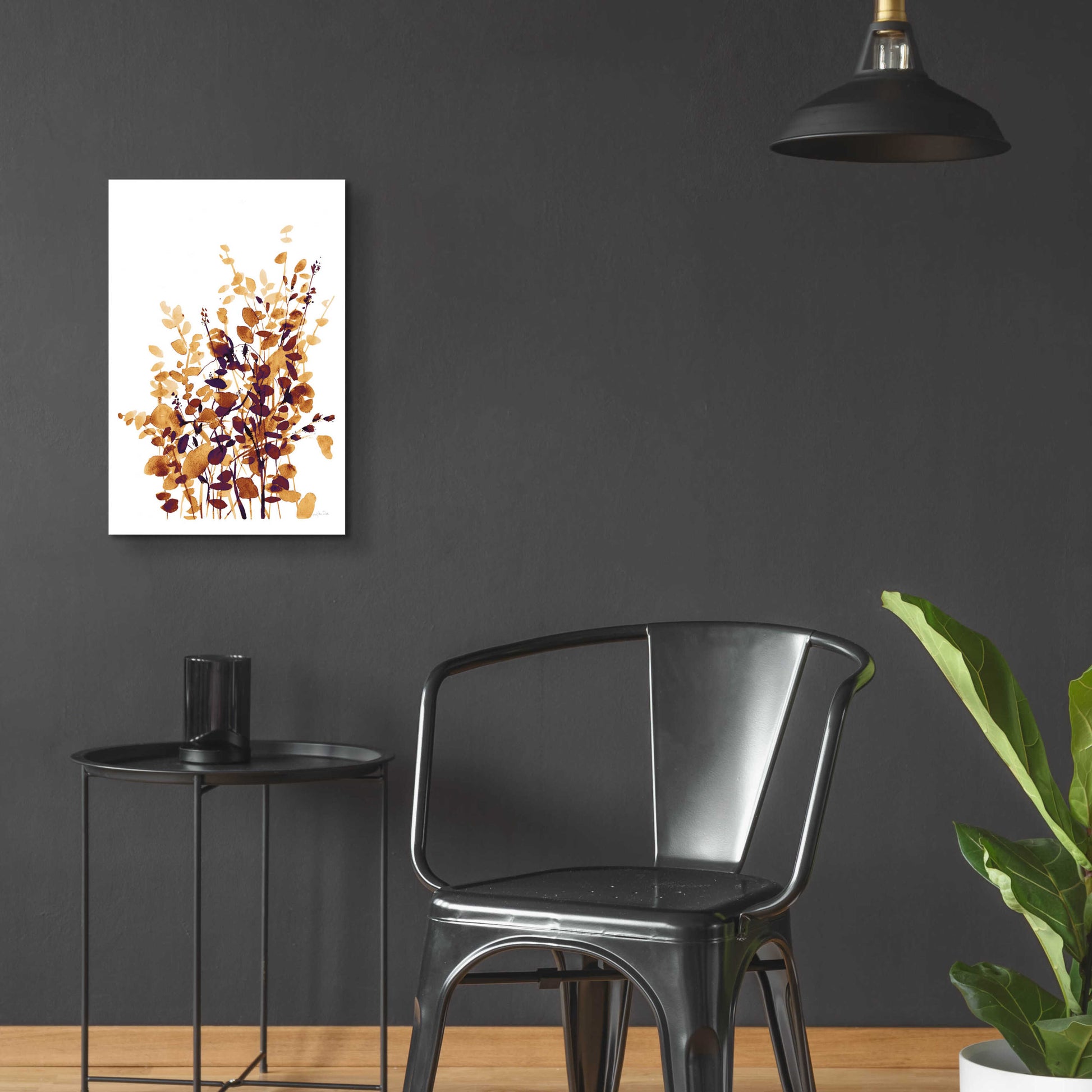 Epic Art 'Brown Botanicals' by Katrina Pete, Acrylic Glass Wall Art,16x24