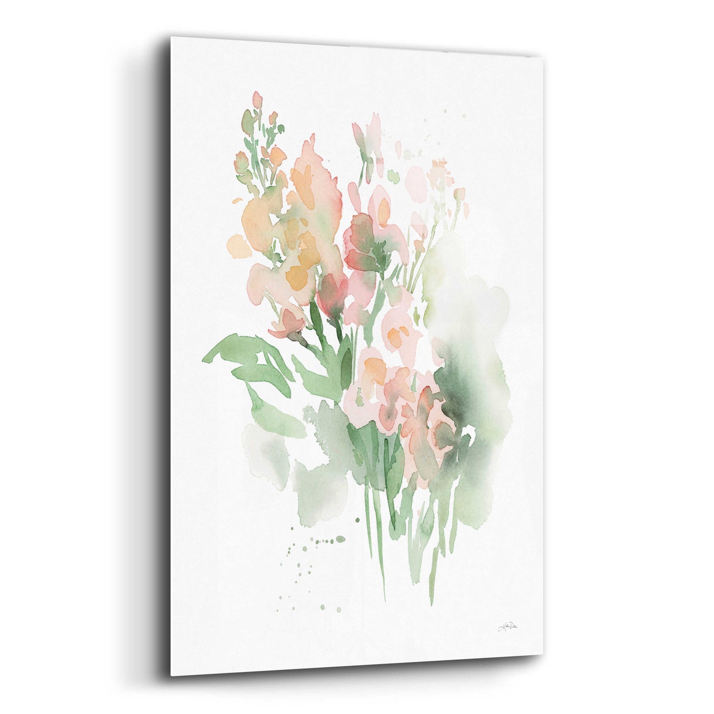 Epic Art 'Vibrant Blooms I' by Katrina Pete, Acrylic Glass Wall Art,12x16