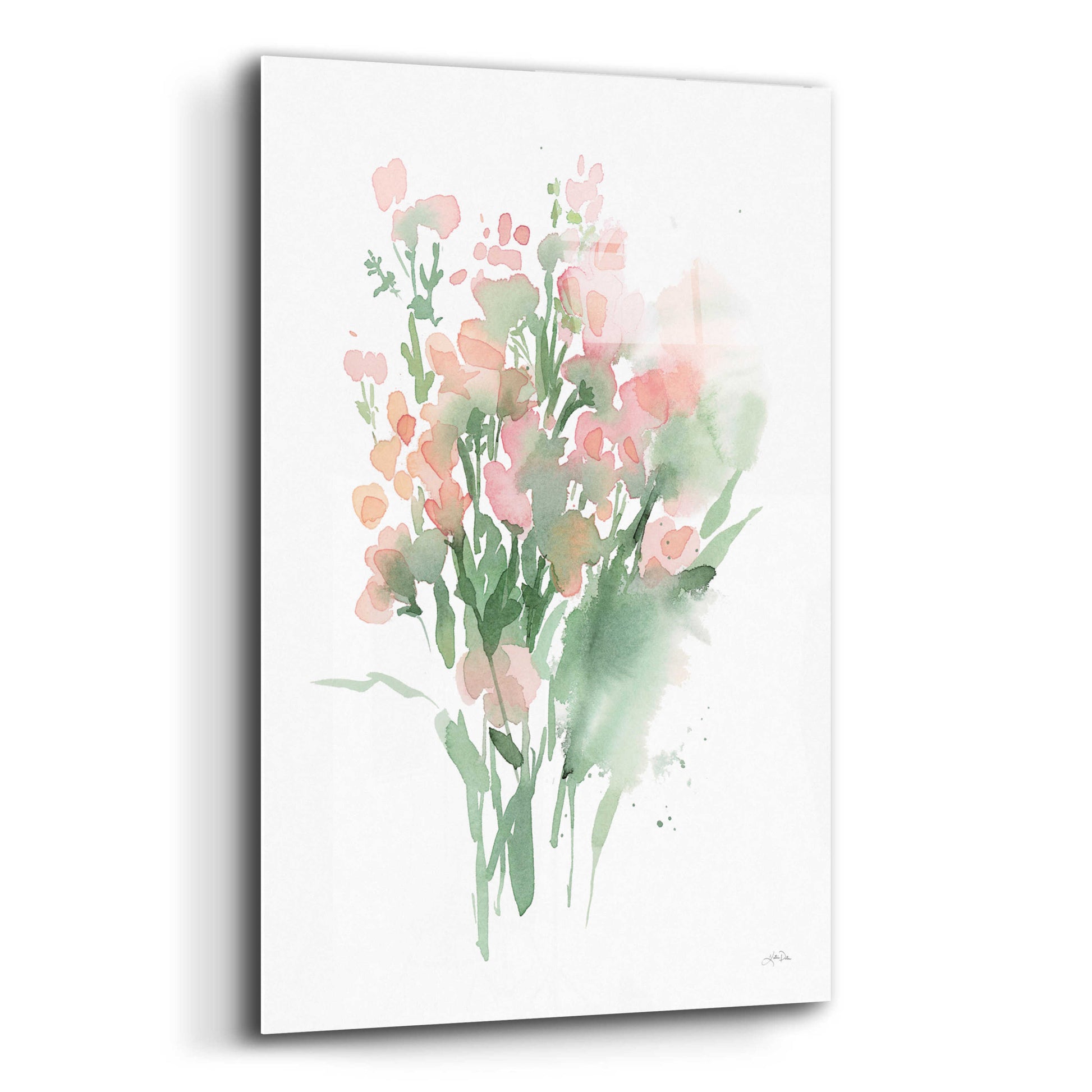 Epic Art 'Vibrant Blooms II' by Katrina Pete, Acrylic Glass Wall Art,12x16