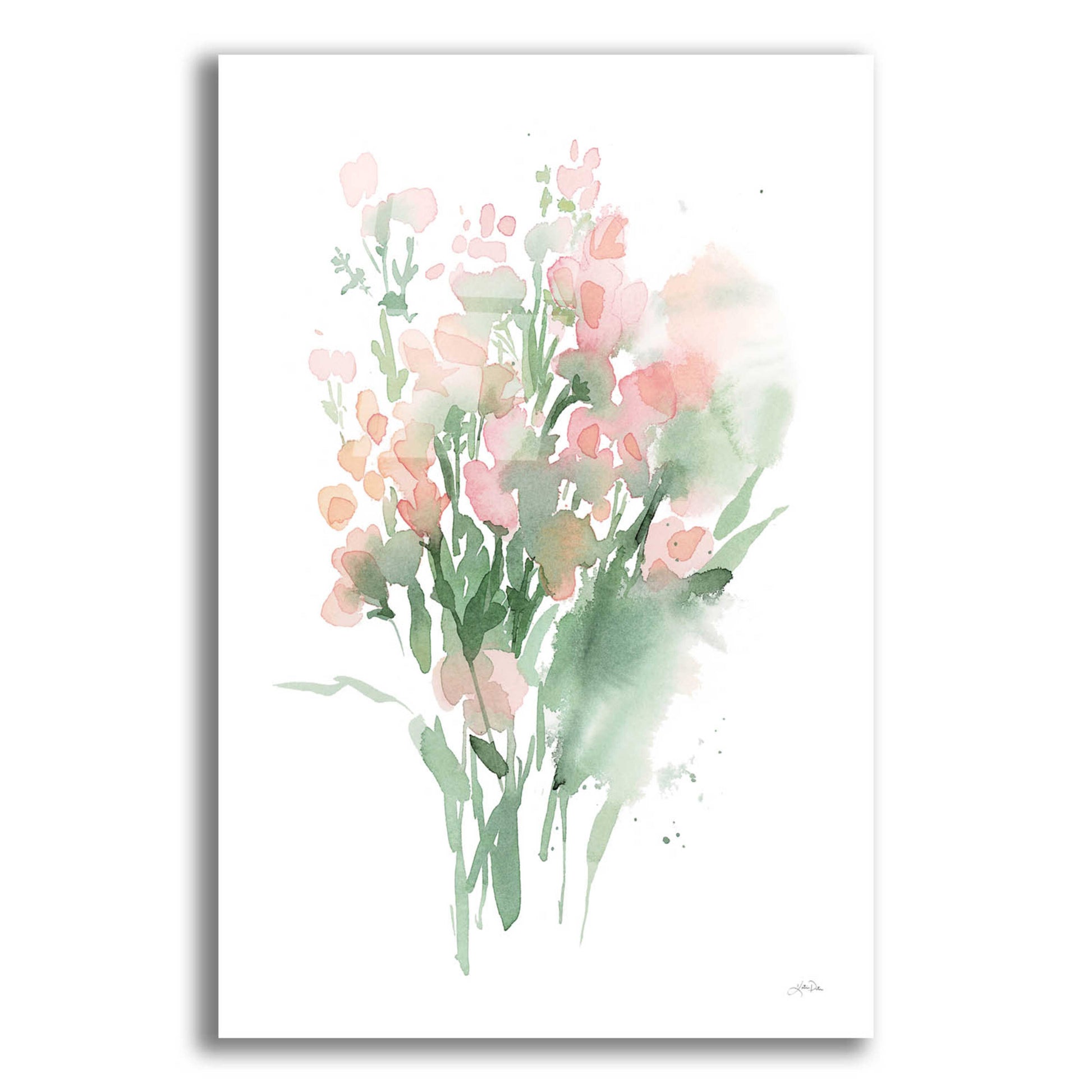 Epic Art 'Vibrant Blooms II' by Katrina Pete, Acrylic Glass Wall Art,12x16