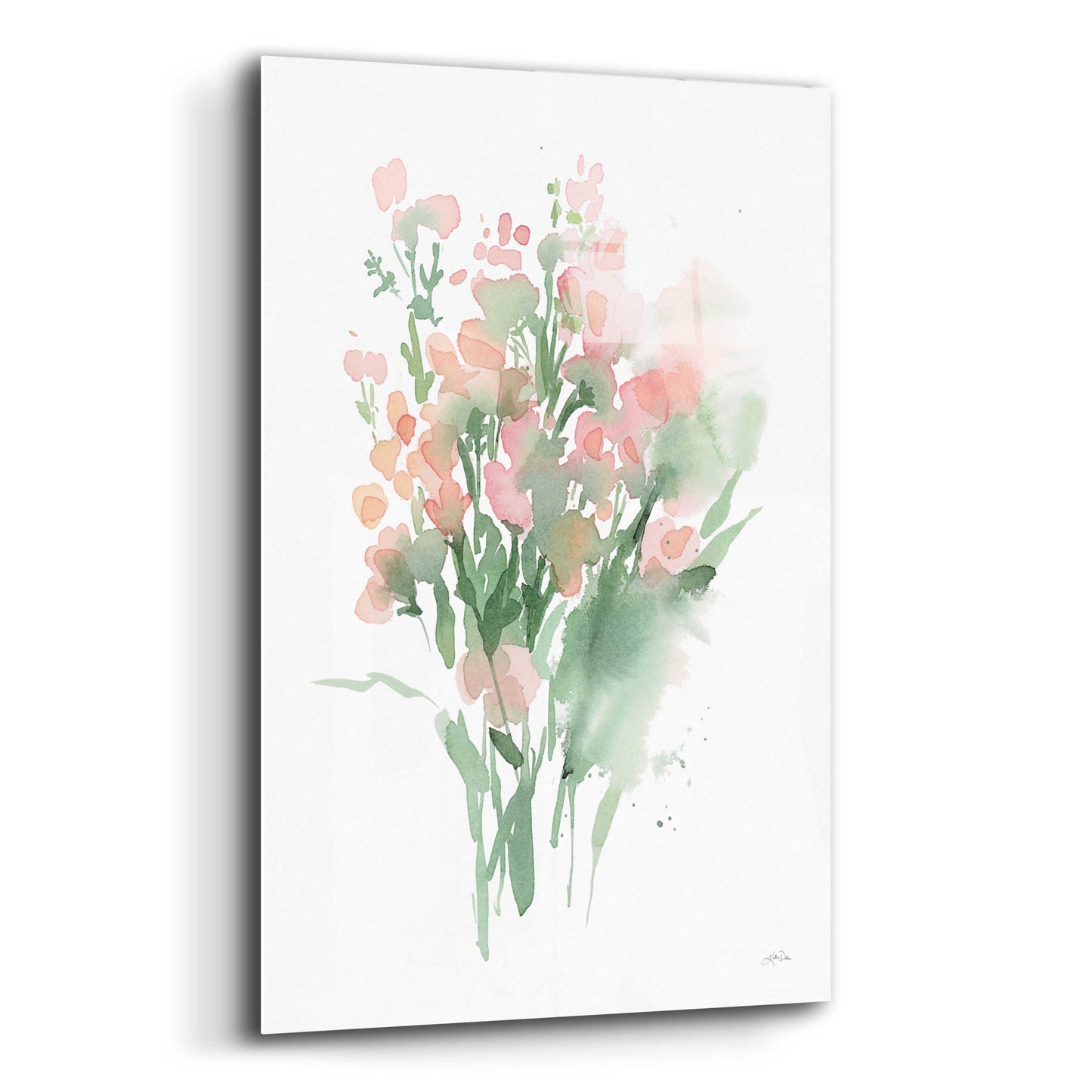 Epic Art 'Vibrant Blooms II' by Katrina Pete, Acrylic Glass Wall Art,16x24