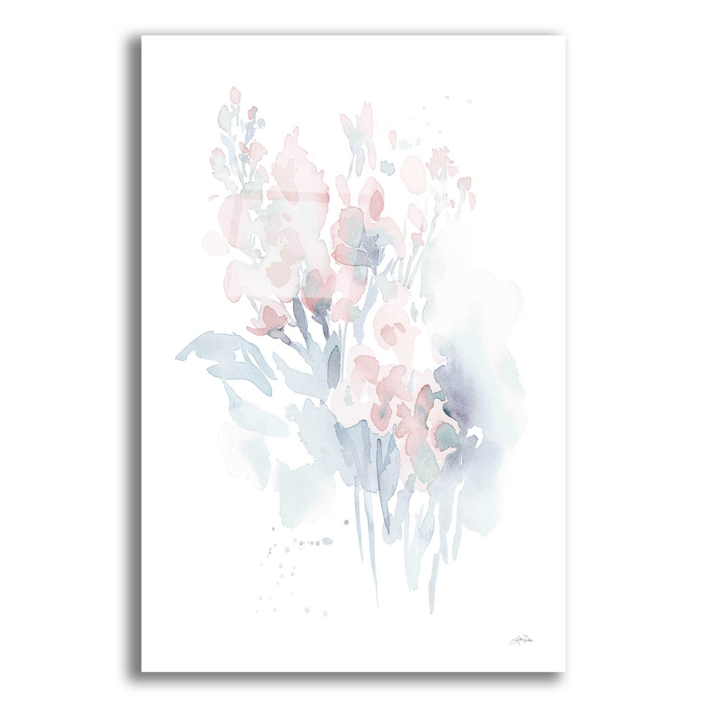 Epic Art 'Fresh Blooms I' by Katrina Pete, Acrylic Glass Wall Art,12x16