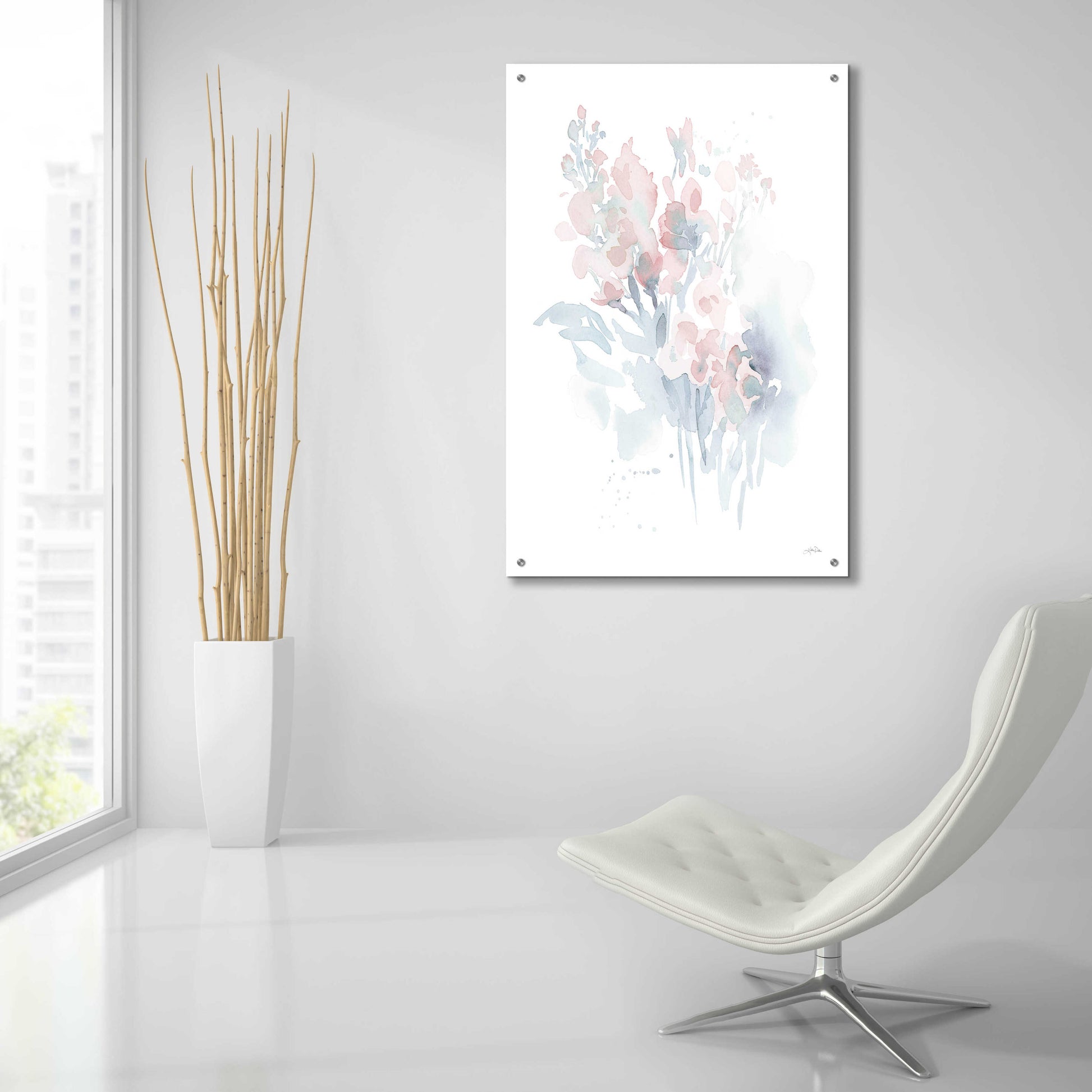 Epic Art 'Fresh Blooms I' by Katrina Pete, Acrylic Glass Wall Art,24x36