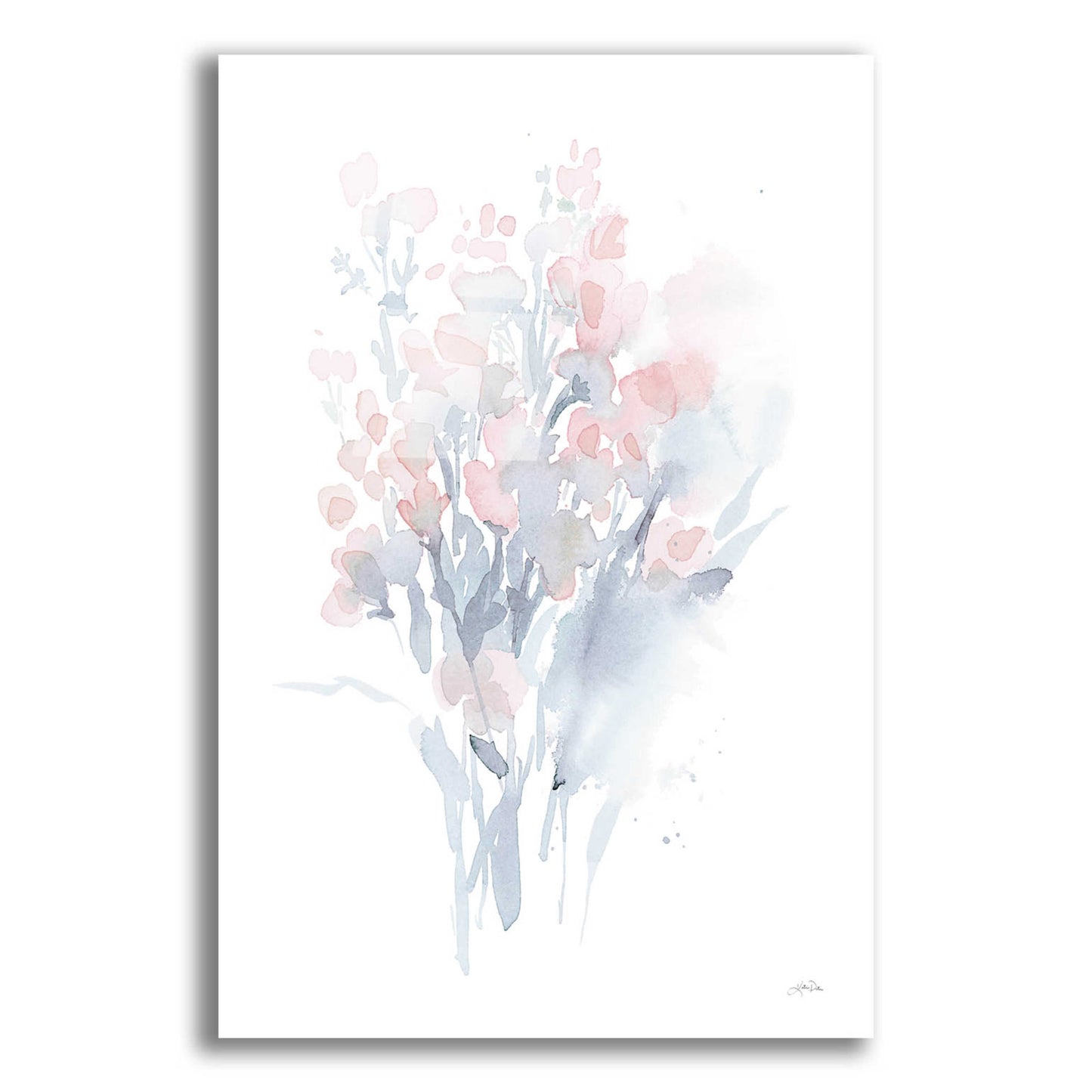 Epic Art 'Fresh Blooms II' by Katrina Pete, Acrylic Glass Wall Art,12x16