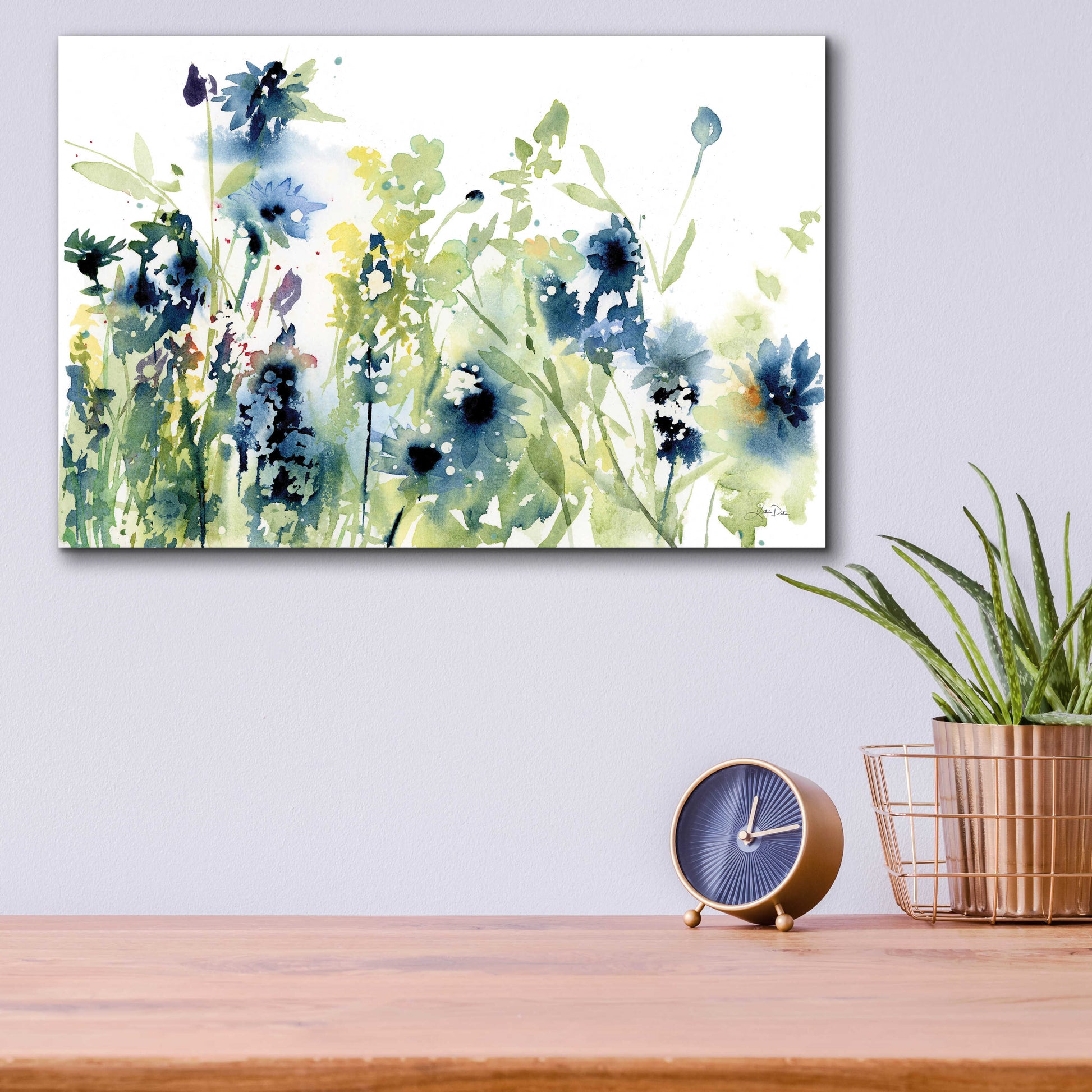 Epic Art 'Wild Meadow Flowers' by Katrina Pete, Acrylic Glass Wall Art,16x12