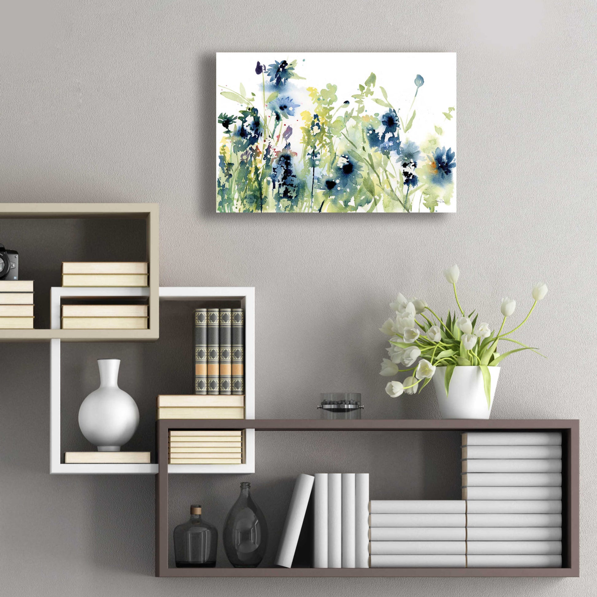 Epic Art 'Wild Meadow Flowers' by Katrina Pete, Acrylic Glass Wall Art,24x16