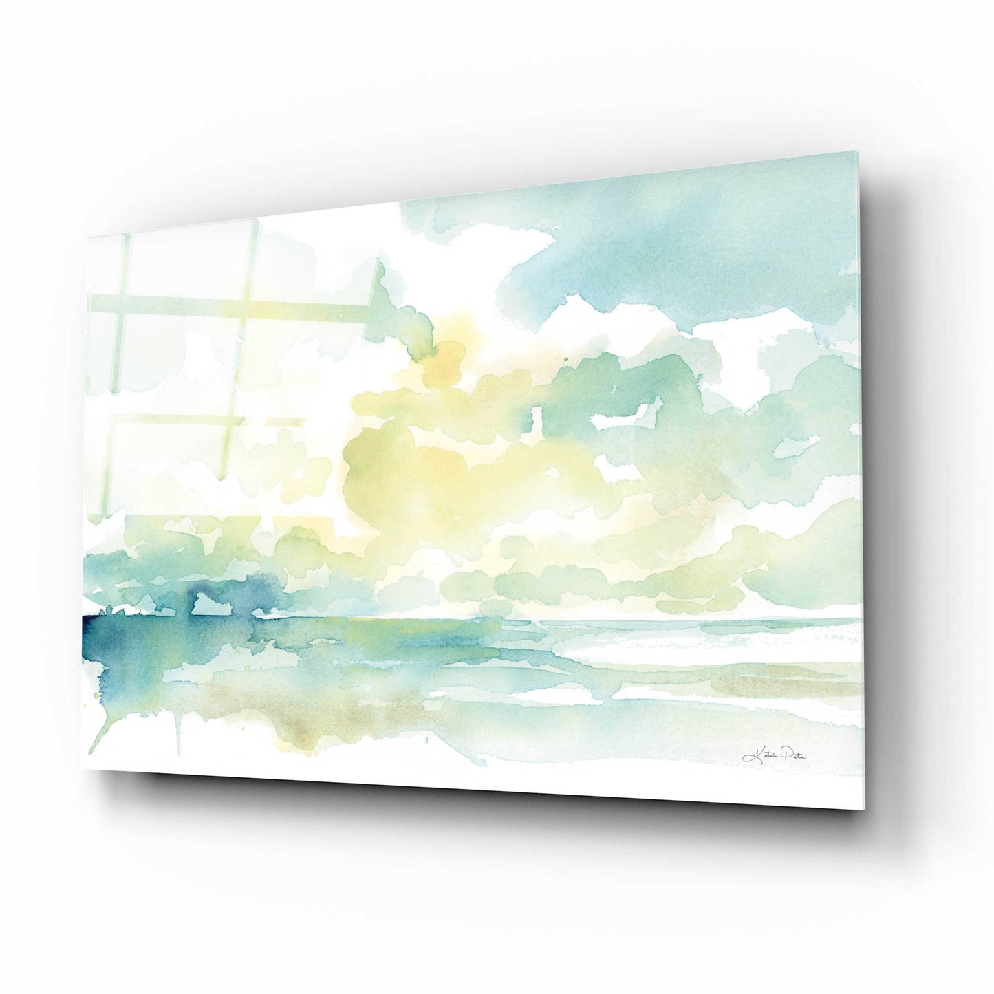 Epic Art 'Ocean Dreaming' by Katrina Pete, Acrylic Glass Wall Art,16x12