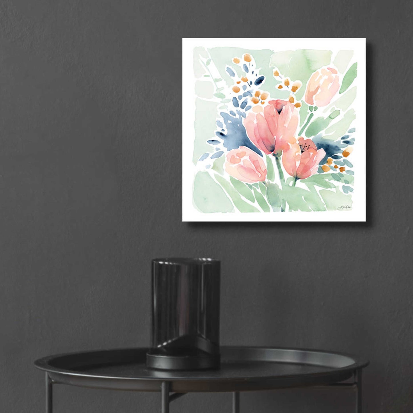 Epic Art 'Tulip Bower' by Katrina Pete, Acrylic Glass Wall Art,12x12