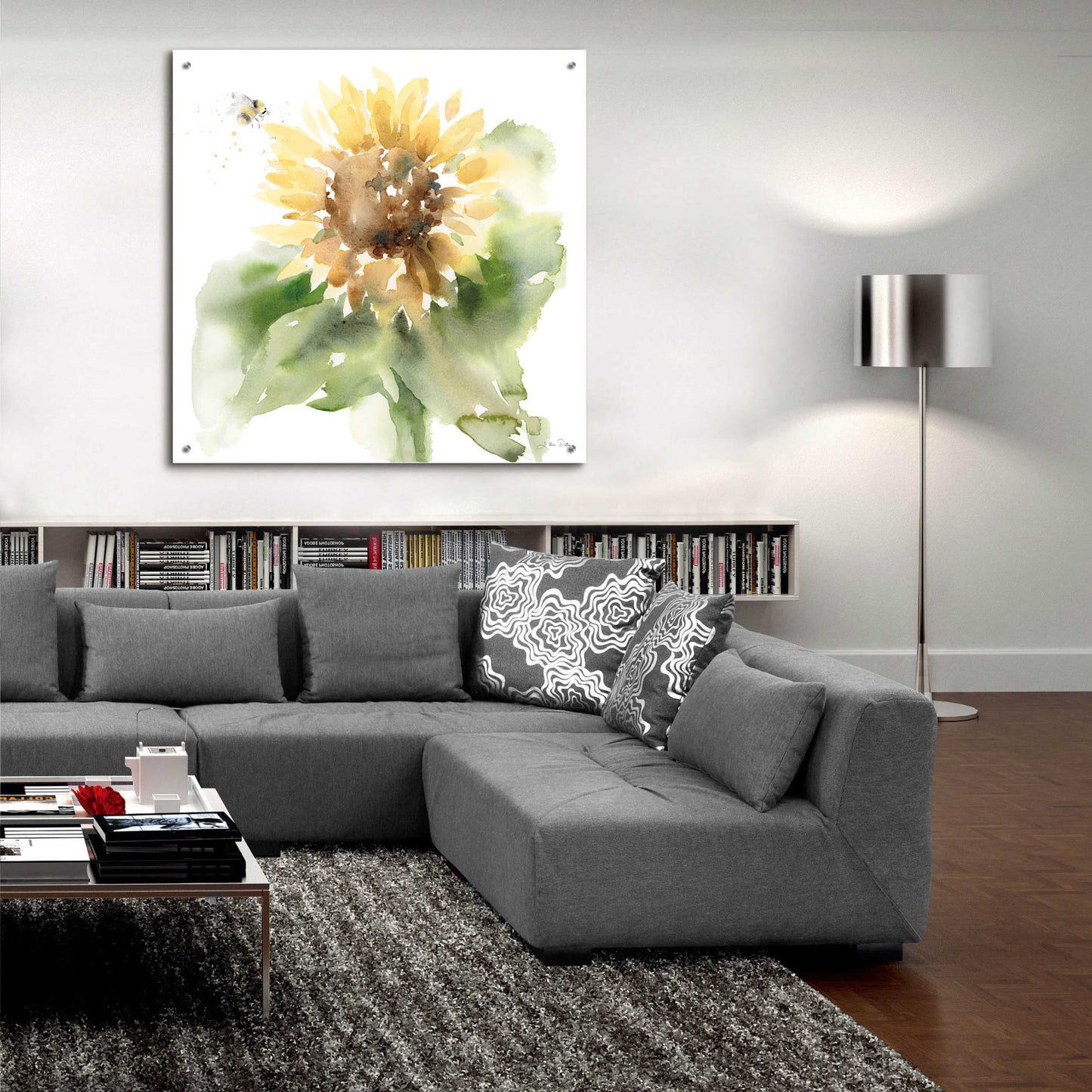 Epic Art 'Sunflower Meadow III' by Katrina Pete, Acrylic Glass Wall Art,36x36