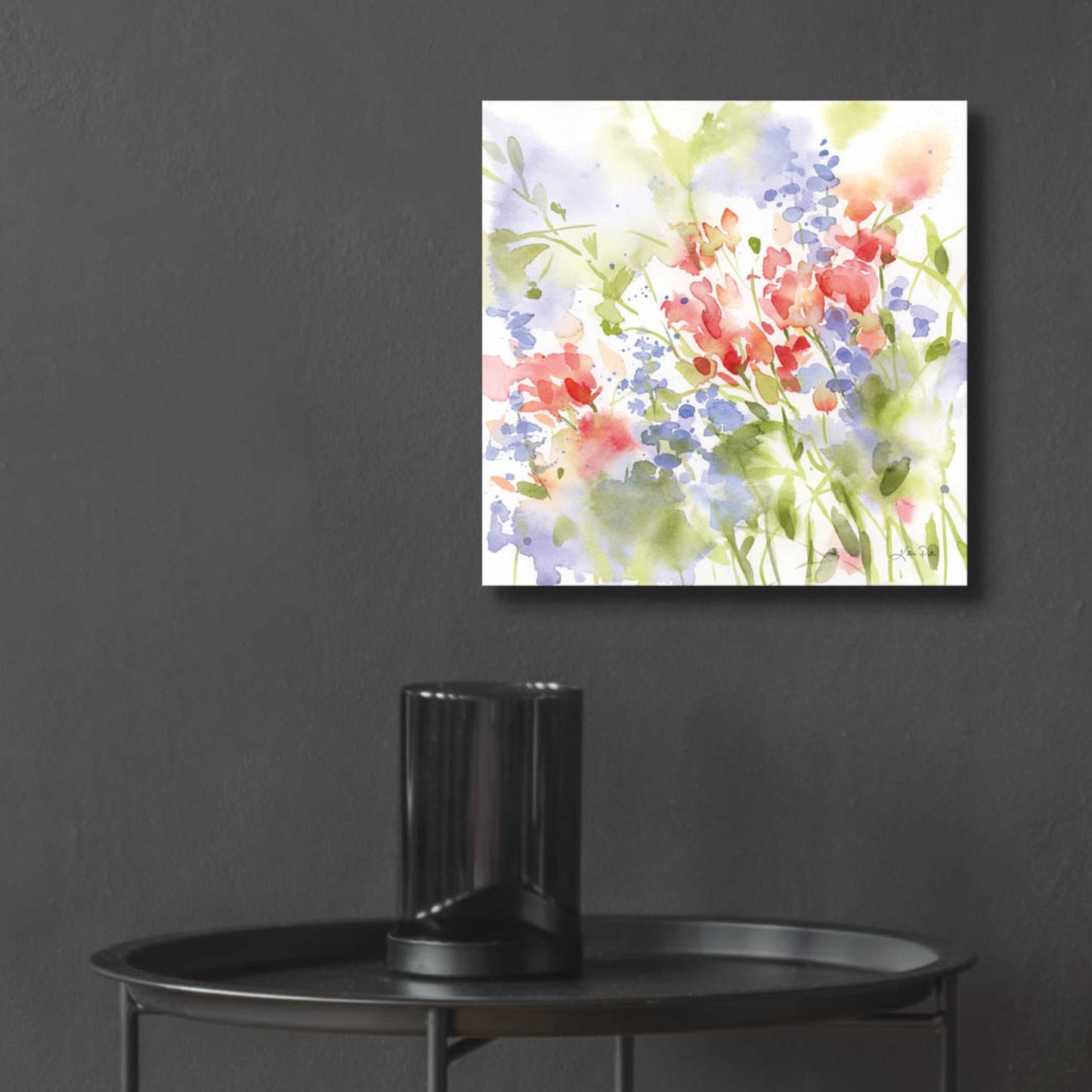 Epic Art 'Spring Meadow II' by Katrina Pete, Acrylic Glass Wall Art,12x12