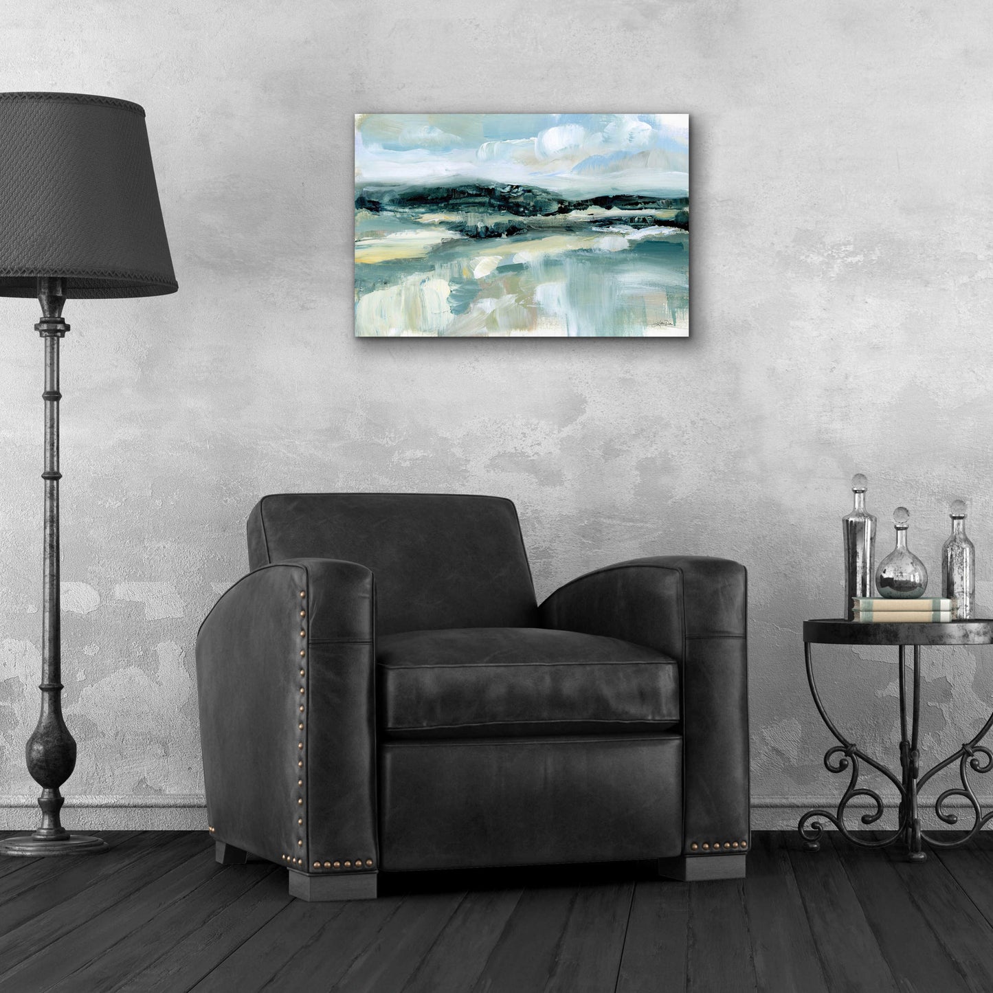 Epic Art 'Clouds at Hilltop' by Katrina Pete, Acrylic Glass Wall Art,24x16