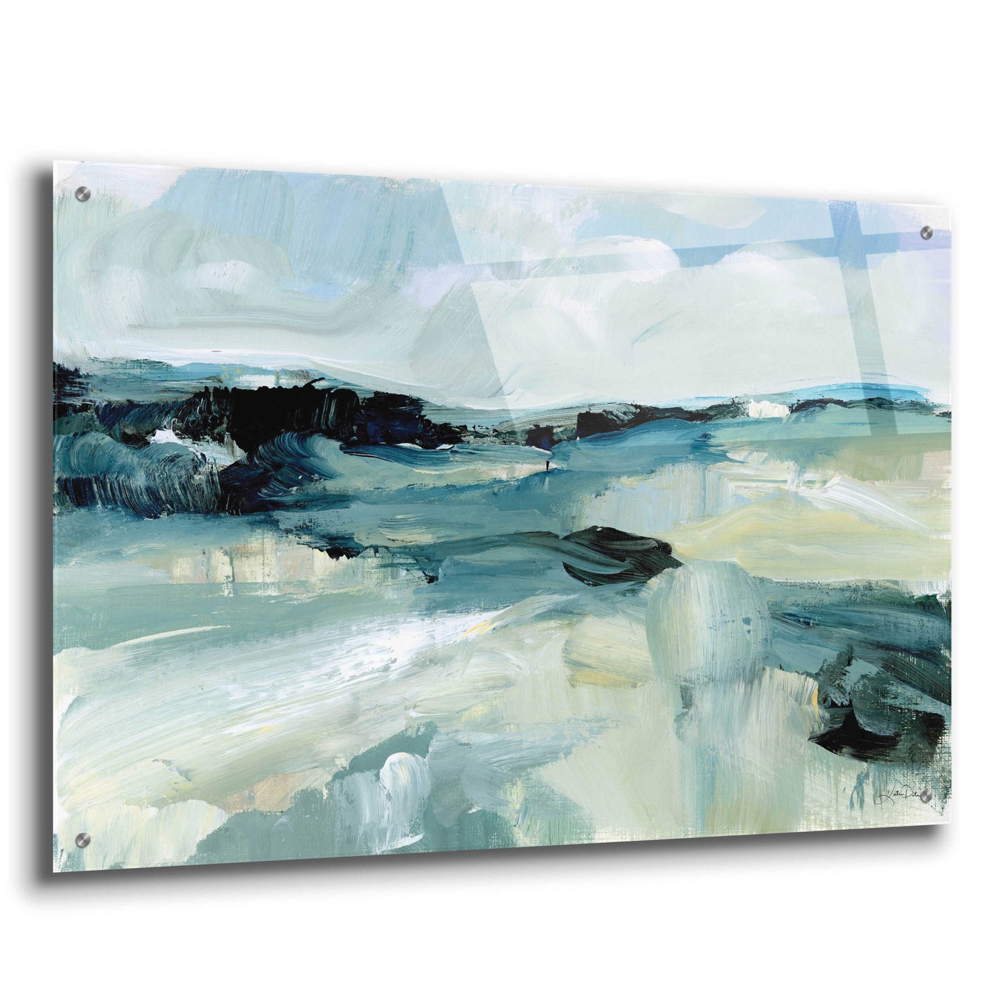 Epic Art 'Windswept Landscape' by Katrina Pete, Acrylic Glass Wall Art,36x24