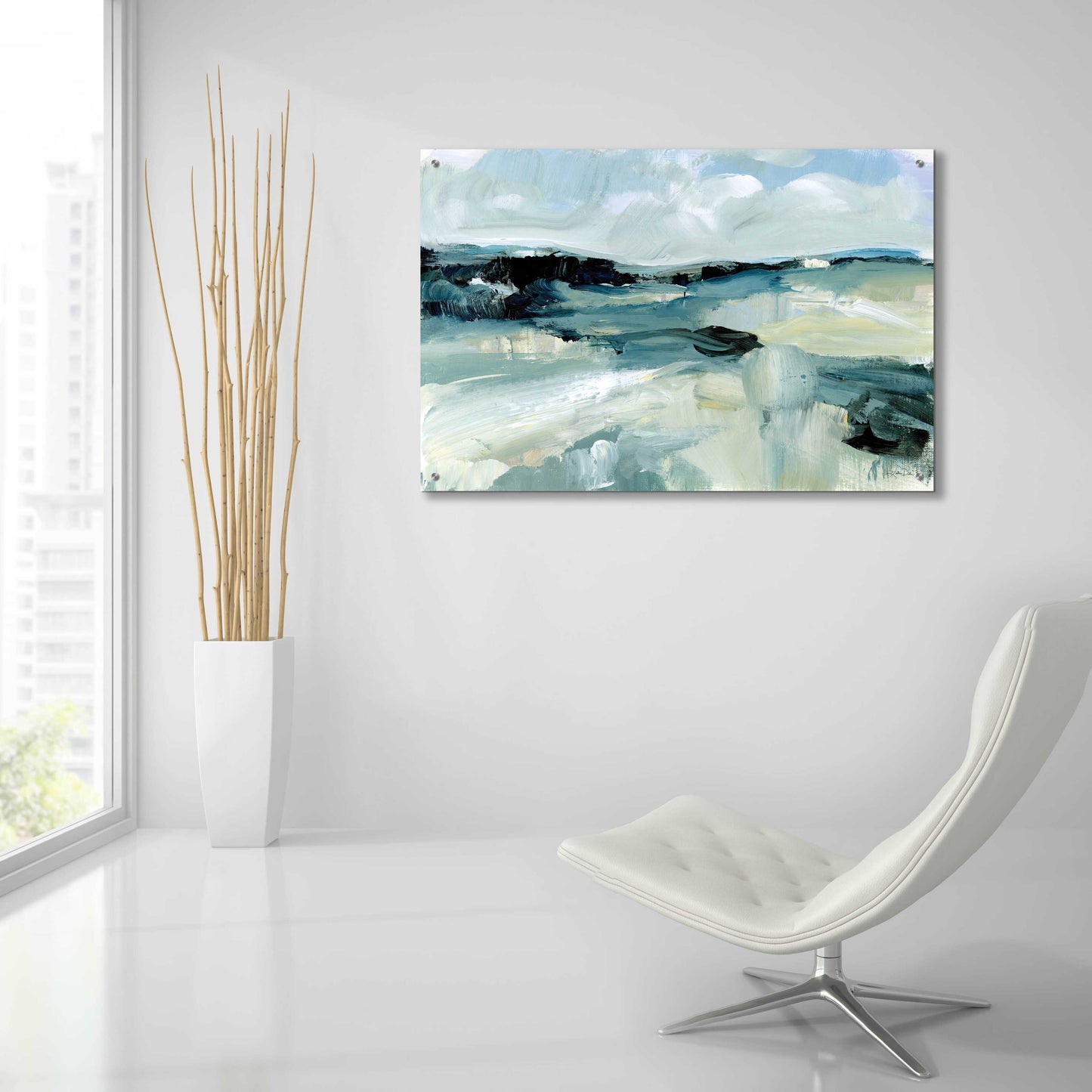 Epic Art 'Windswept Landscape' by Katrina Pete, Acrylic Glass Wall Art,36x24