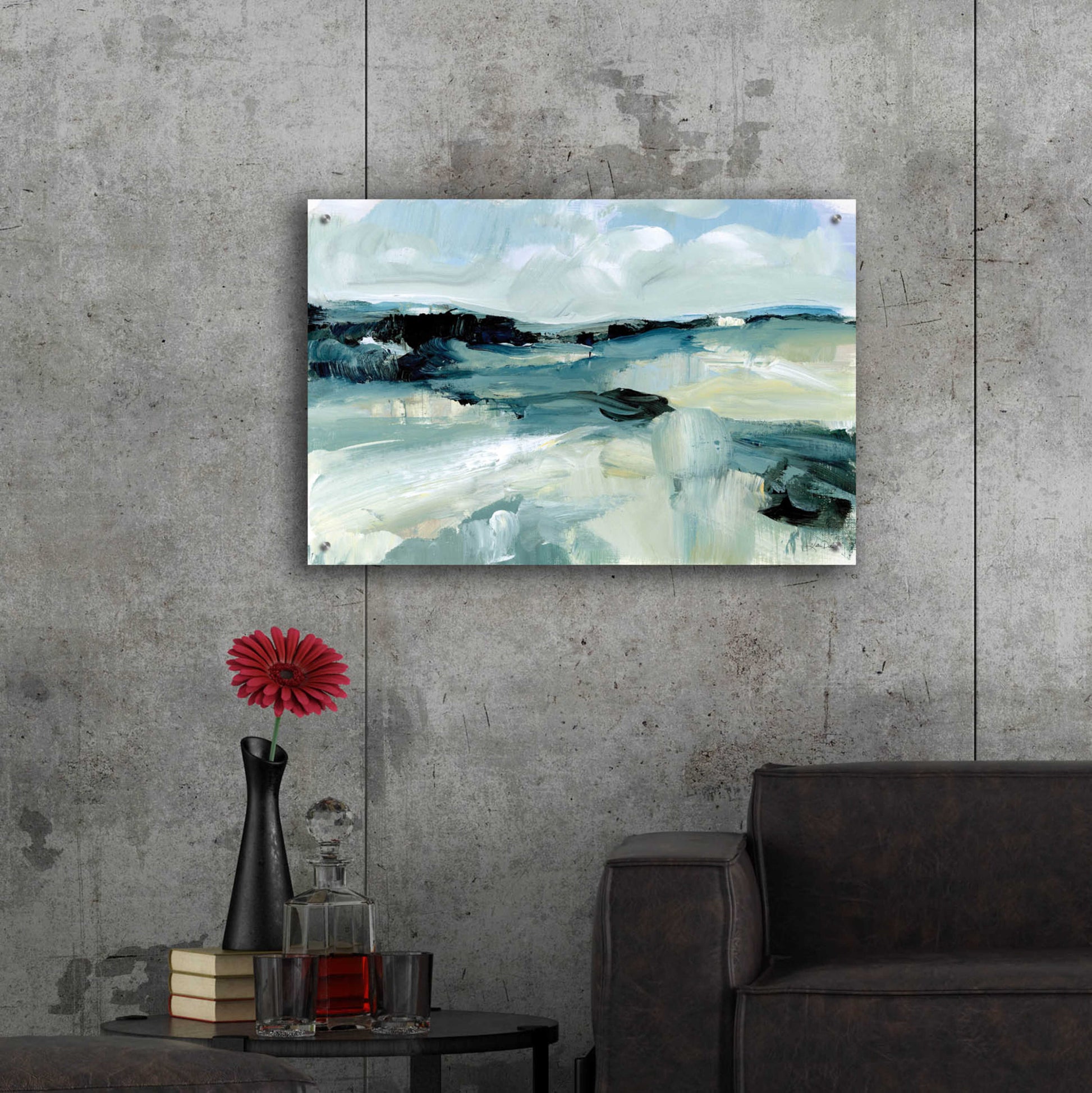 Epic Art 'Windswept Landscape' by Katrina Pete, Acrylic Glass Wall Art,36x24