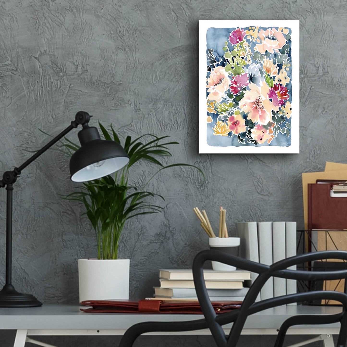 Epic Art 'Peony Delights' by Katrina Pete, Acrylic Glass Wall Art,12x16