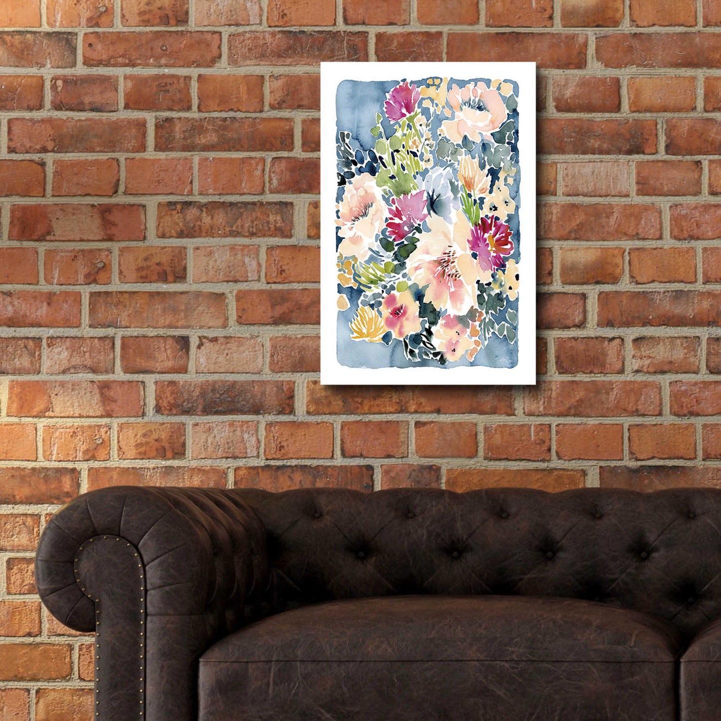 Epic Art 'Peony Delights' by Katrina Pete, Acrylic Glass Wall Art,16x24