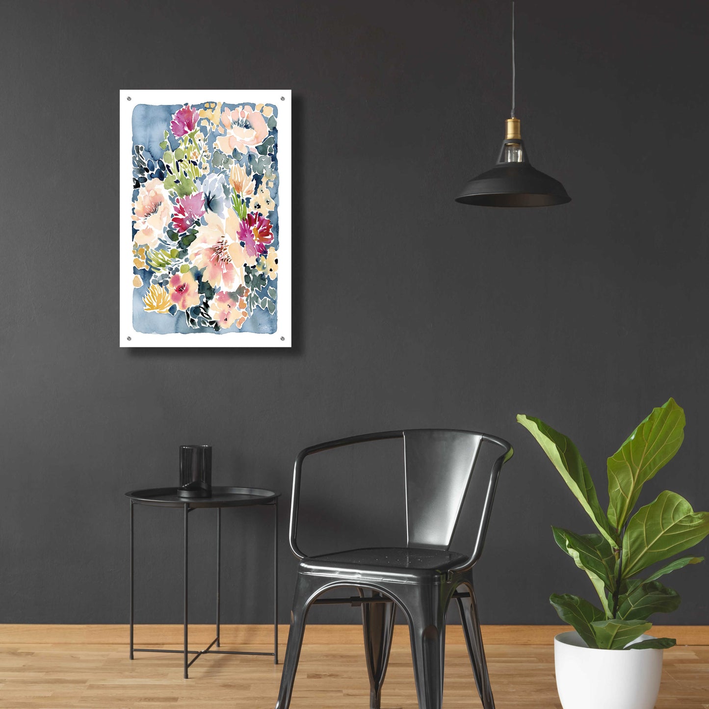 Epic Art 'Peony Delights' by Katrina Pete, Acrylic Glass Wall Art,24x36