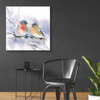 Epic Art 'Bluebird Pair' by Katrina Pete, Acrylic Glass Wall Art,36x36