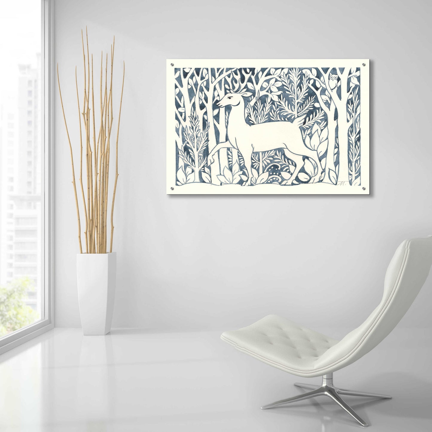 Epic Art 'Forest Life V' by Miranda Thomas, Acrylic Glass Wall Art,36x24