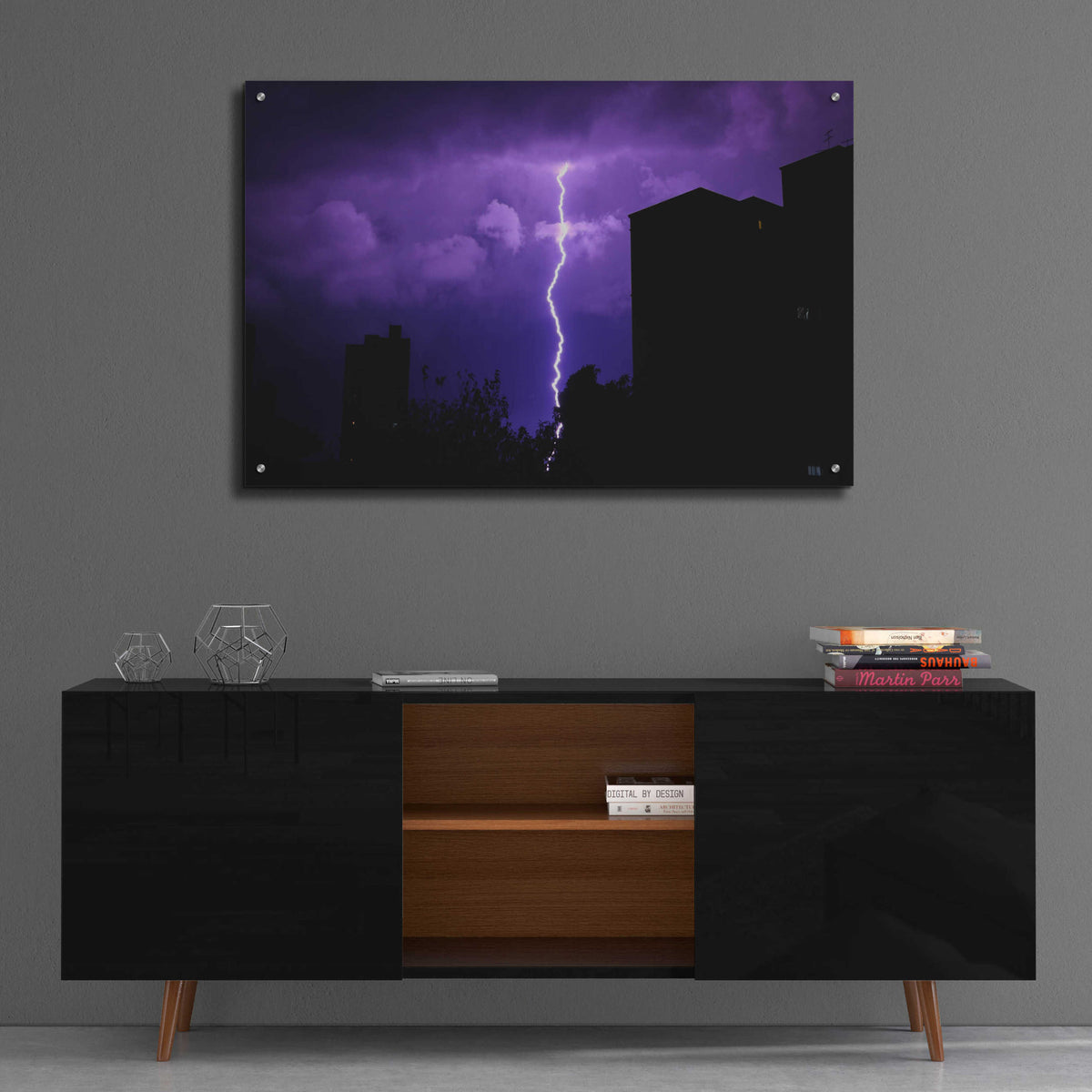 Epic Art 'Wisteria Sky' by Unknown Artist, Acrylic Glass Wall Art,36x24