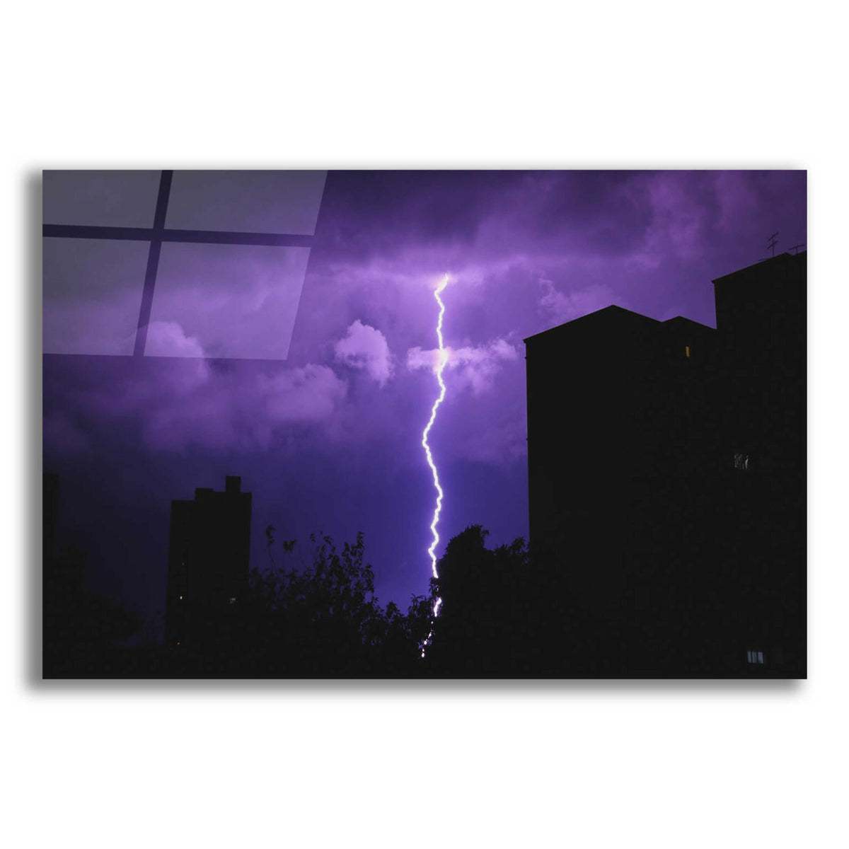 Epic Art 'Wisteria Sky' by Unknown Artist, Acrylic Glass Wall Art