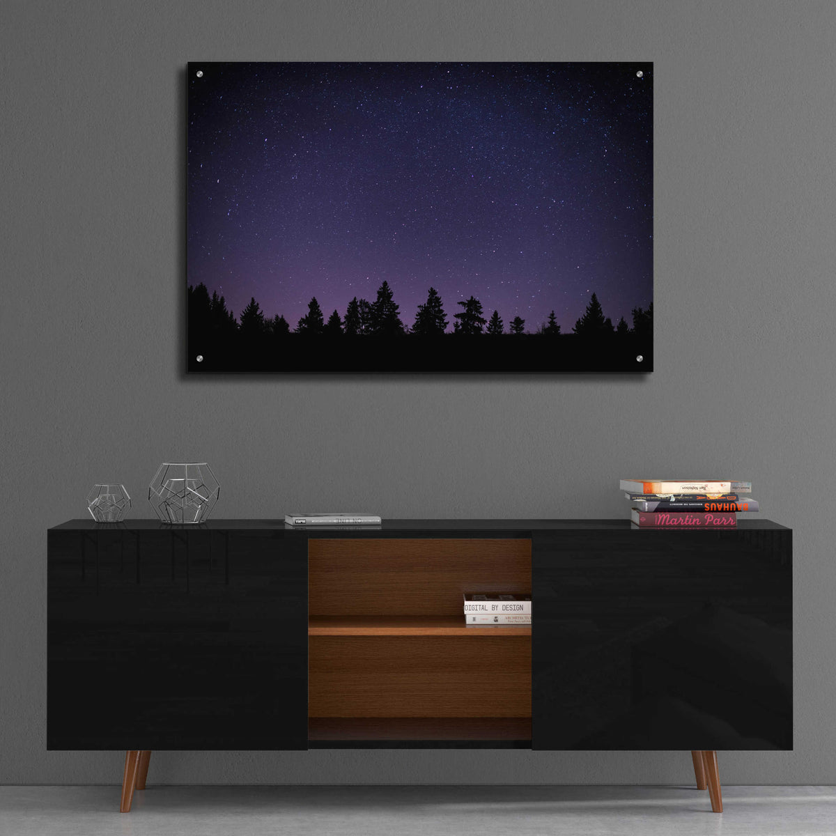 Epic Art 'Twilight Stars' by Unknown Artist, Acrylic Glass Wall Art,36x24